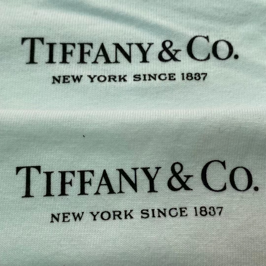 Supreme Week 12 x Tiffany & Co Logo Tee 联名款 蒂芙尼 印花纯色短袖 灰粉色 短袖 T 恤 男女同款