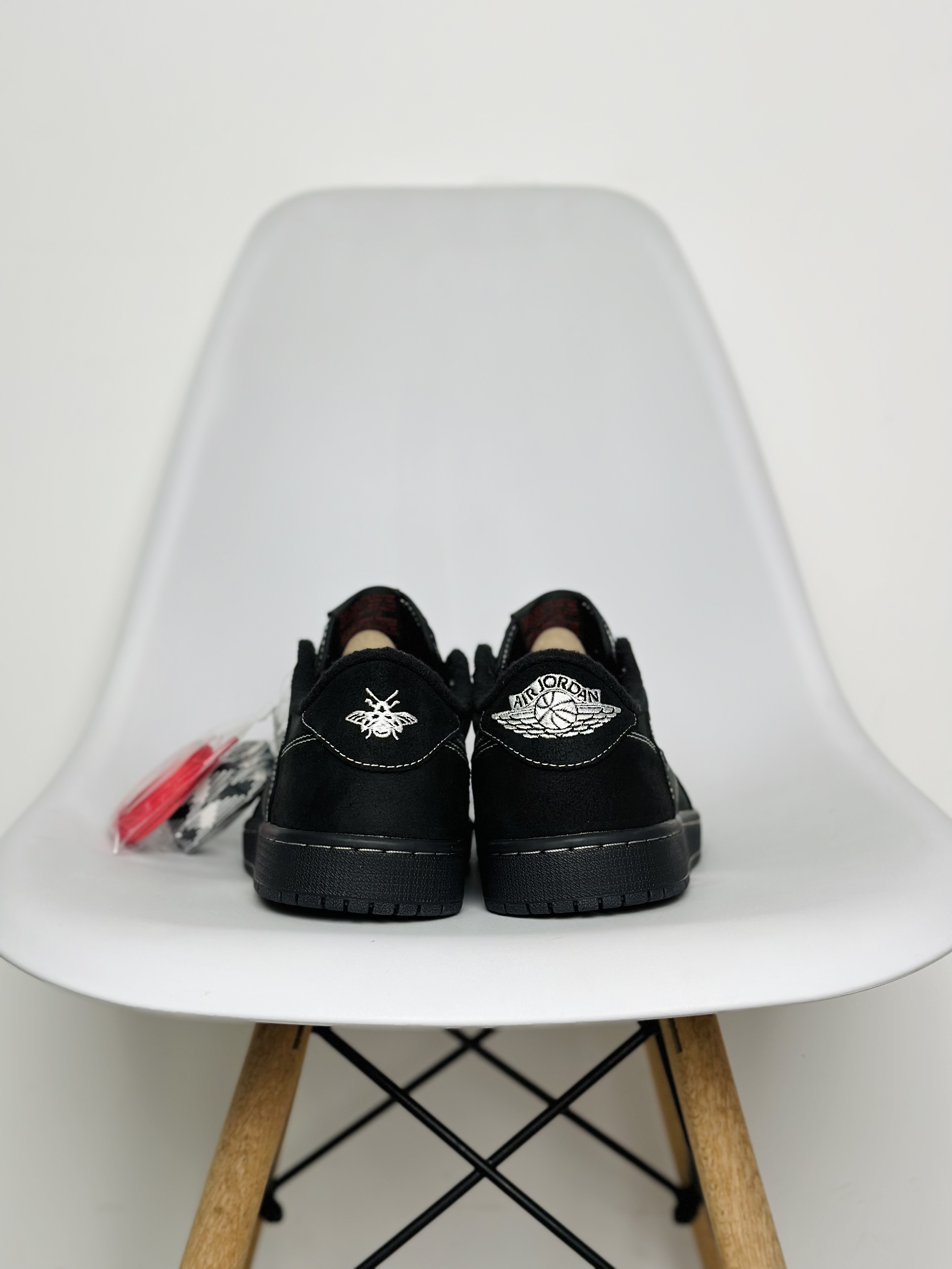 Travis Scott x Air Jordan AJ1 Low Black Phantom 黑武士 低筒 倒钩4.0 板鞋 篮球鞋 男鞋