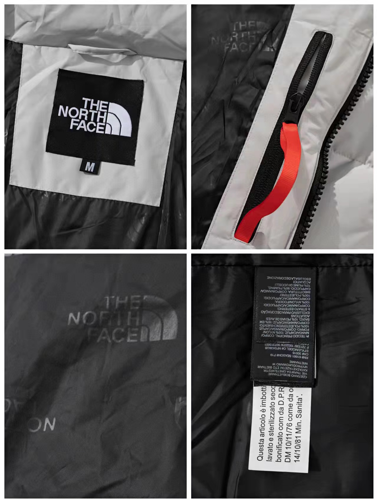 THE NORTH FACE 白色 黑色 羽绒服 长款 过膝 侧面开叉 钮扣 北面 北脸 申敏儿外套 长袖 保暖 男女同款