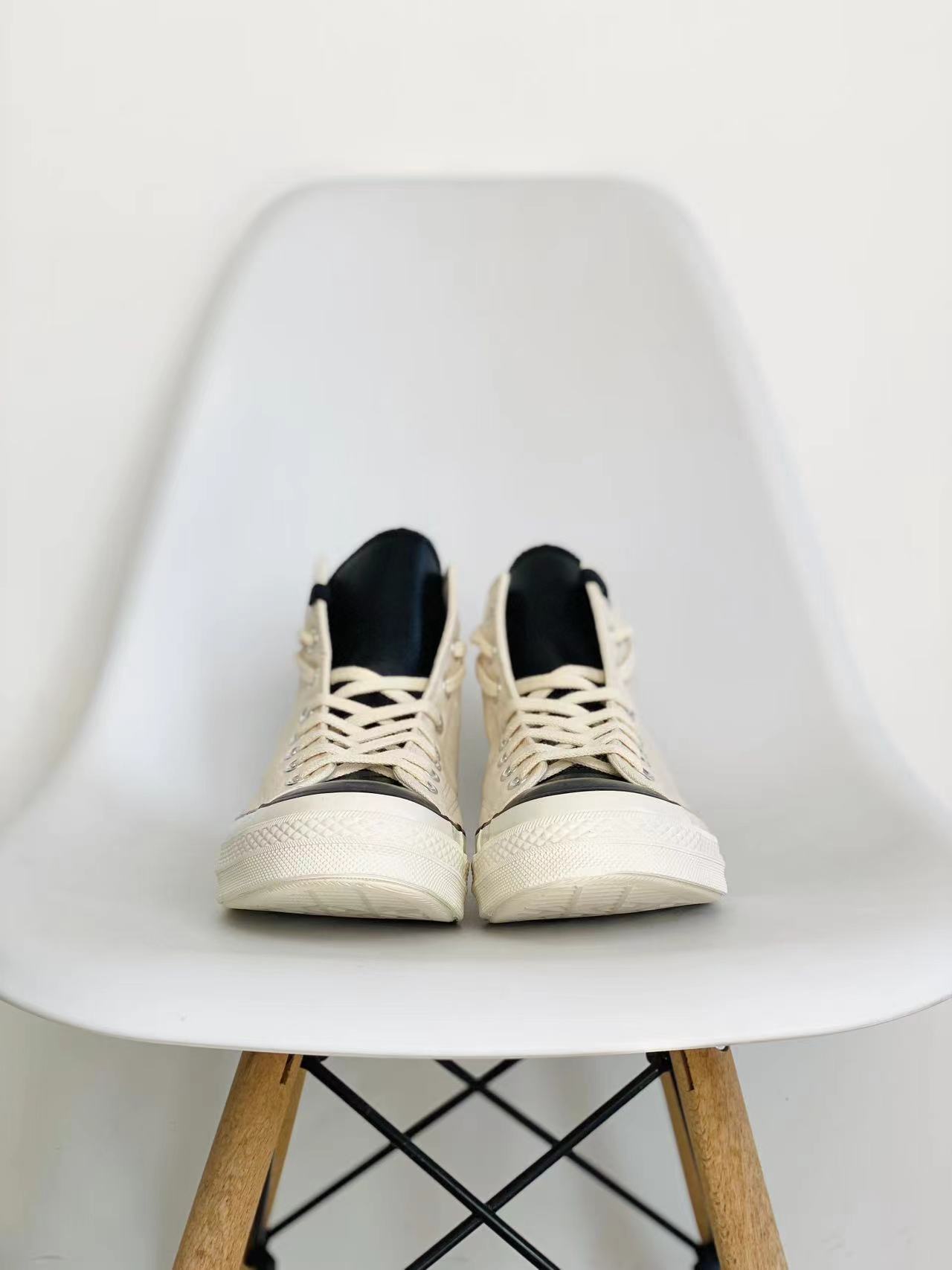 Converse Chuck 1970S x Fear of God Essentials 米黄 高筒 帆布鞋 板鞋 休闲鞋  男鞋 女鞋  