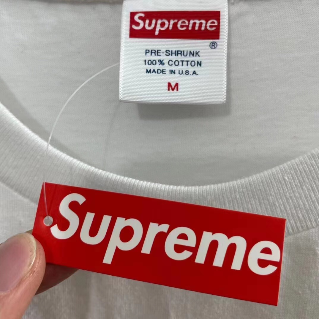 Supreme Week 17 Cross Box Logo Tee 十字架 白色  短袖 T 恤 男女同款 SUP-FW20-371
