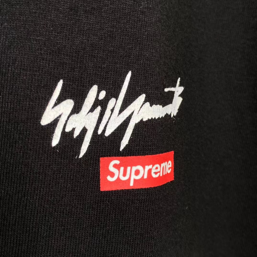 Supreme Yohji Yamamoto Week4 FW22 Tekken Tee 山本耀司 黑色  短袖 T 恤 男女同款 SUP-FW20-410