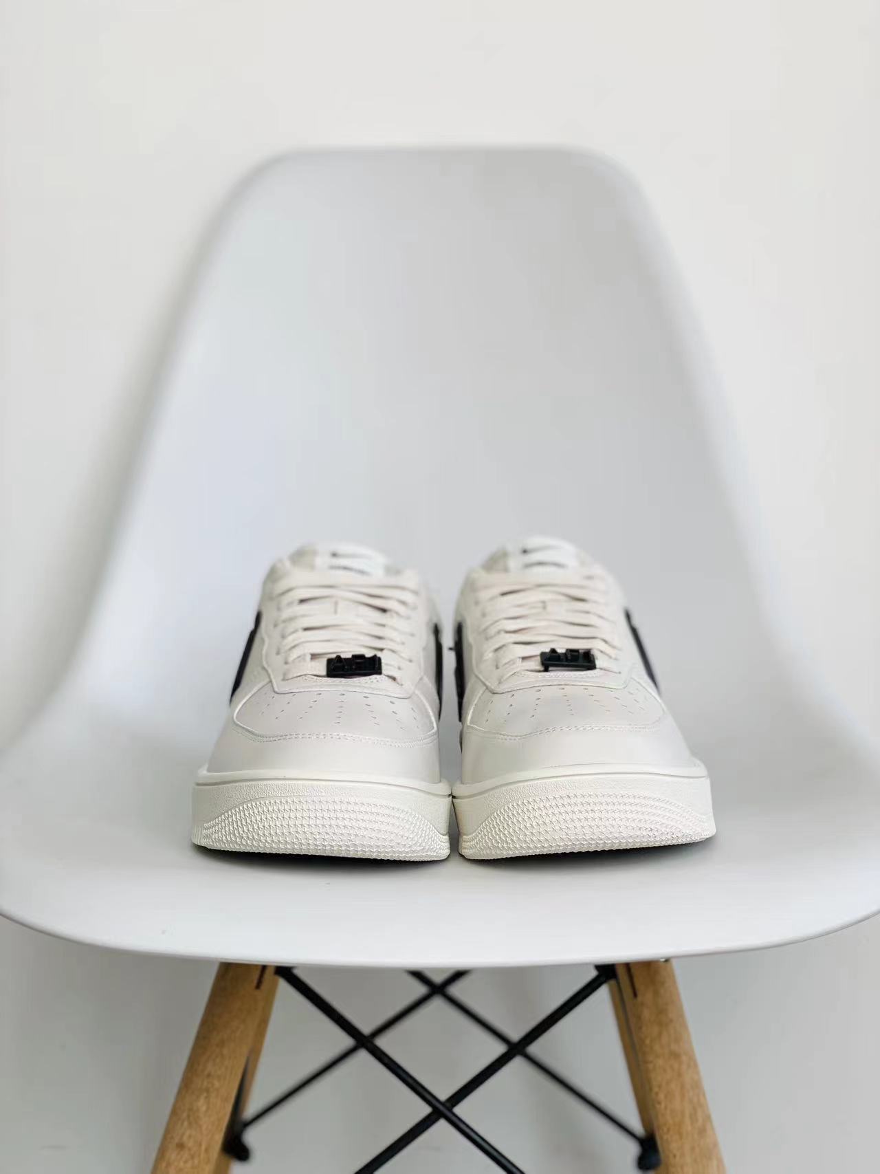 新版 AMBUSH x Nike Air Force 1 Low 黑白色 低筒 休闲鞋 板鞋 男鞋 女鞋 DV3464-002