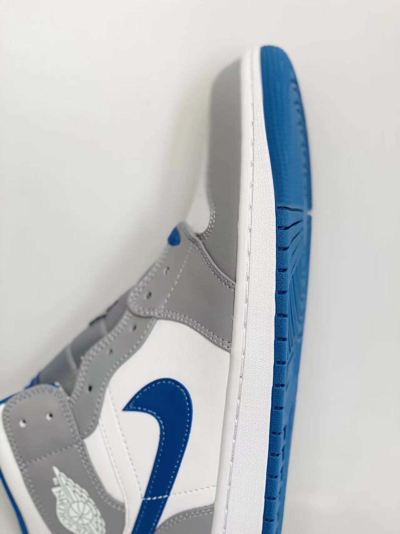 Air Jordan 1 Mid AJ1 True Blue 灰白蓝 中筒 篮球鞋 运动鞋 休闲鞋 男鞋 DQ8426-014