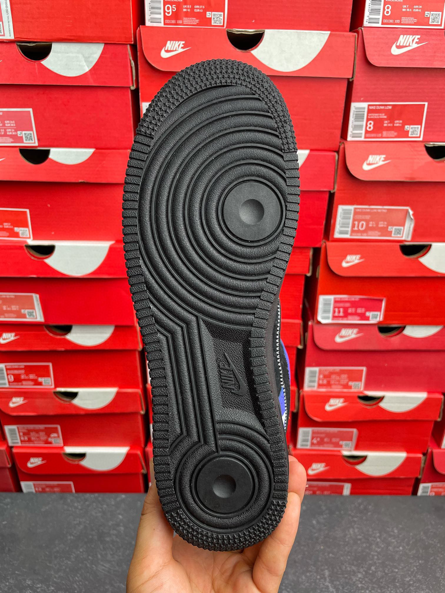 Louis Vuitton x Nike Air Force 1 Low 黑銀換  鴛鴦  低筒 牛皮 休闲鞋 运动鞋 板鞋 男鞋 女鞋 1A9VCH