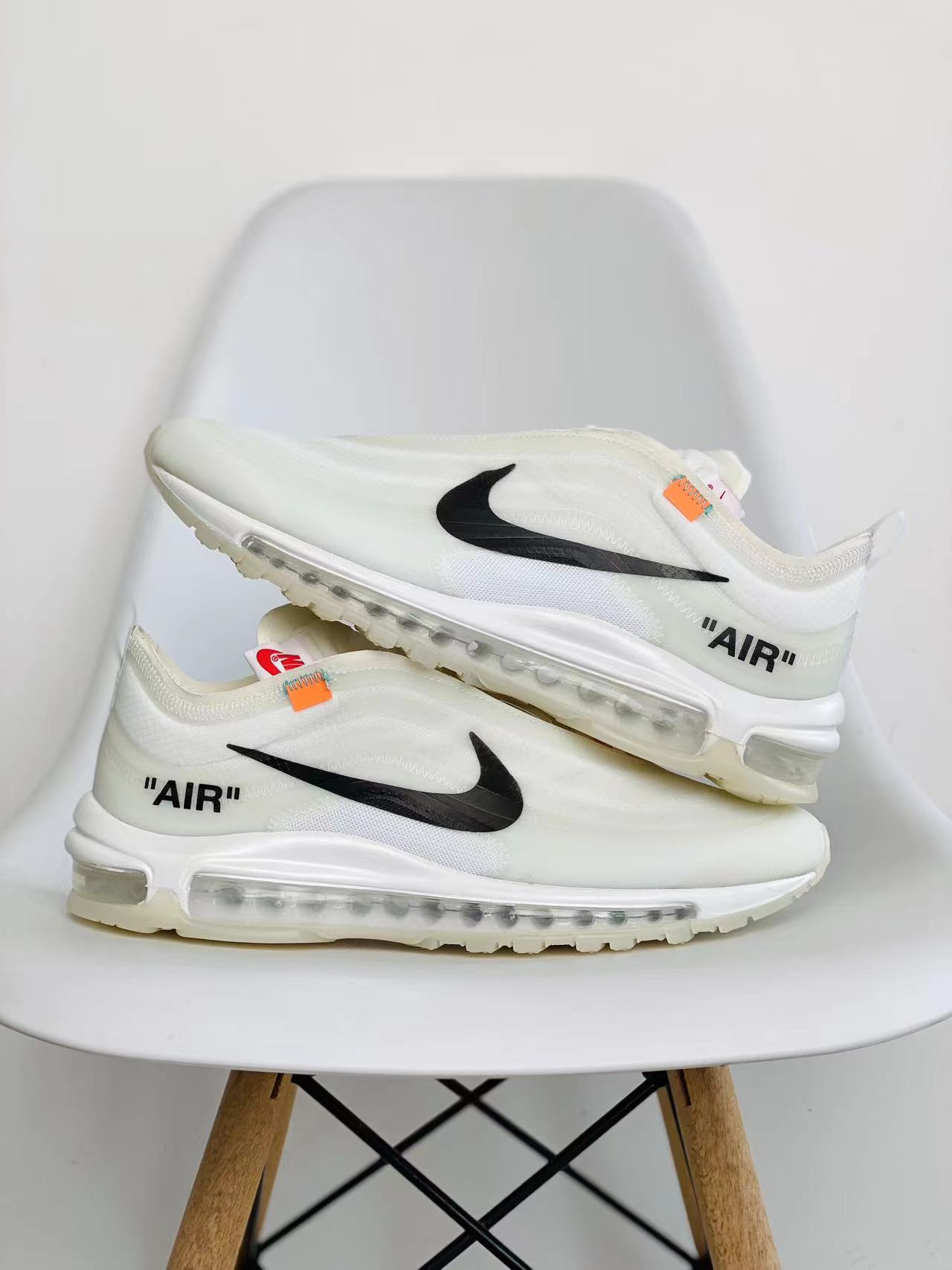 OFF-WHITE Air Max 97 THE TEN 白色 低筒 气垫跑步鞋 休闲鞋 男鞋 女鞋 AJ4585-100