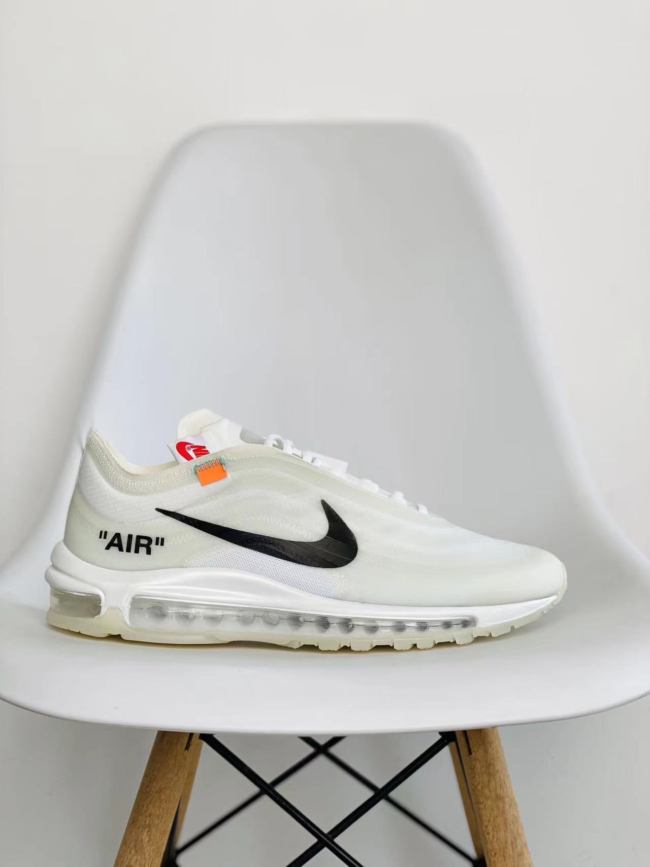 OFF-WHITE Air Max 97 THE TEN 白色 低筒 气垫跑步鞋 休闲鞋 男鞋 女鞋 AJ4585-100