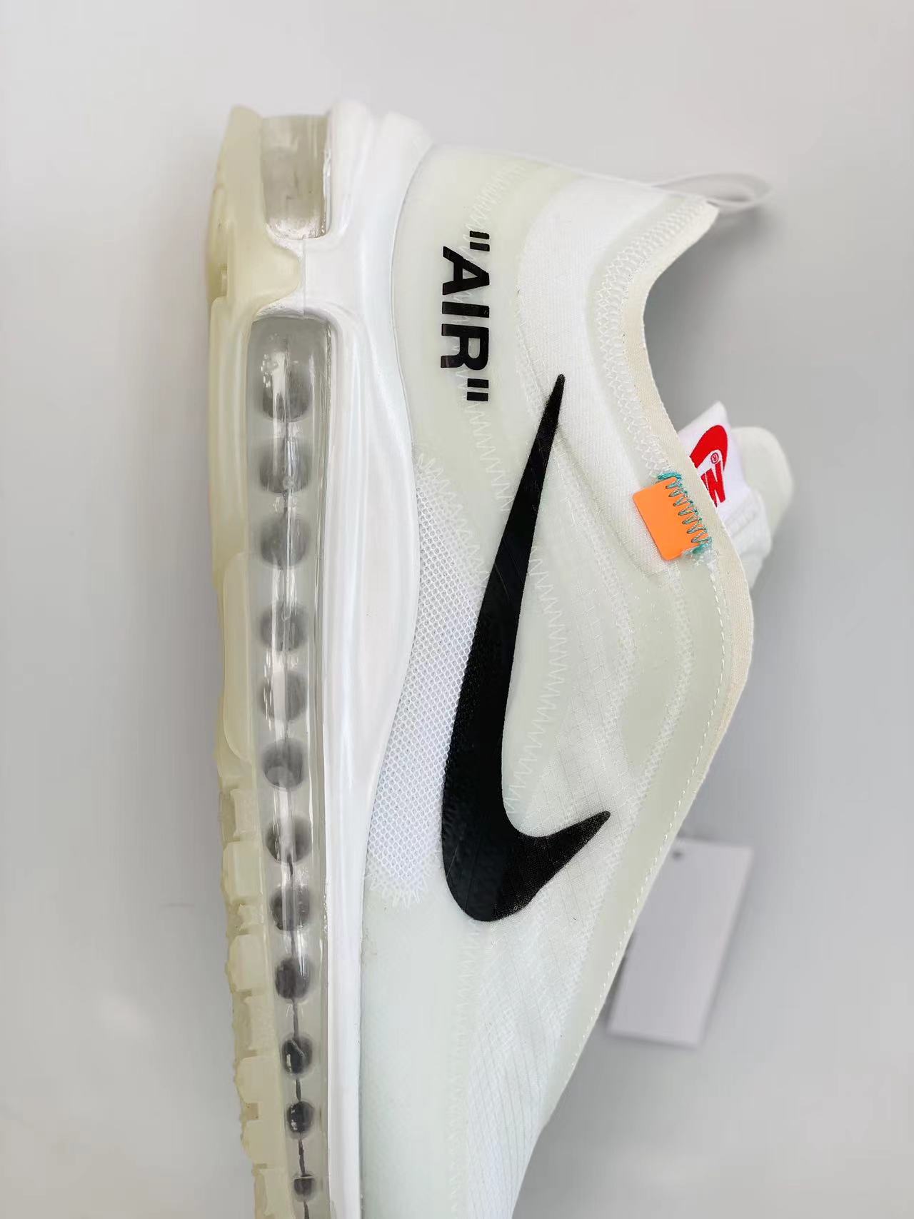 OFF-WHITE Air Max 97 THE TEN 白色 低筒 气垫跑步鞋 休闲鞋 男鞋 女鞋 AJ4585-100