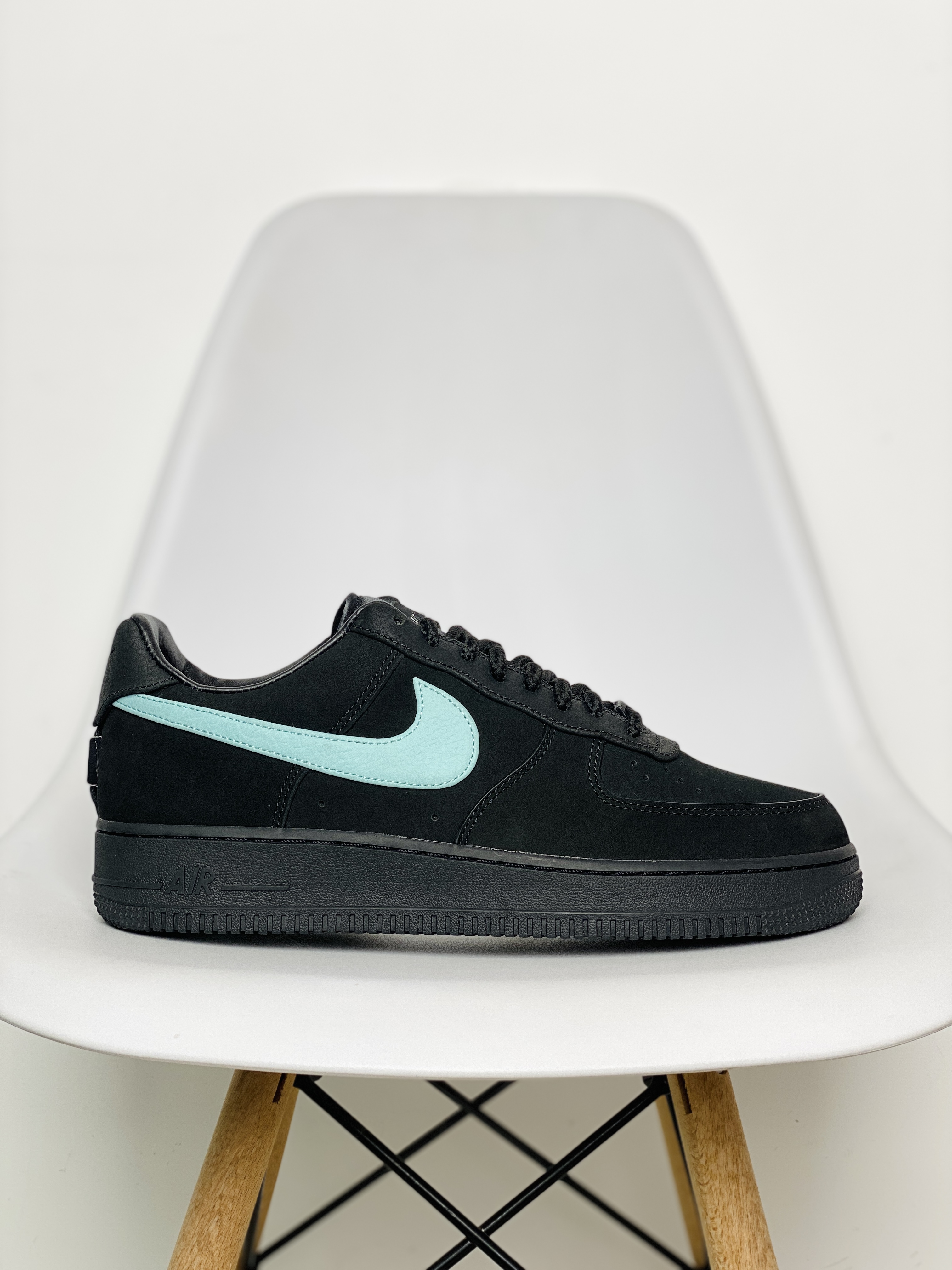 925銀版本 TIFFANY & CO Air Force 1 Low 1837 蒂芙尼 聯名 黑色  低筒 牛皮 休闲鞋 运动鞋 板鞋 男鞋 女鞋 DZ1382-001