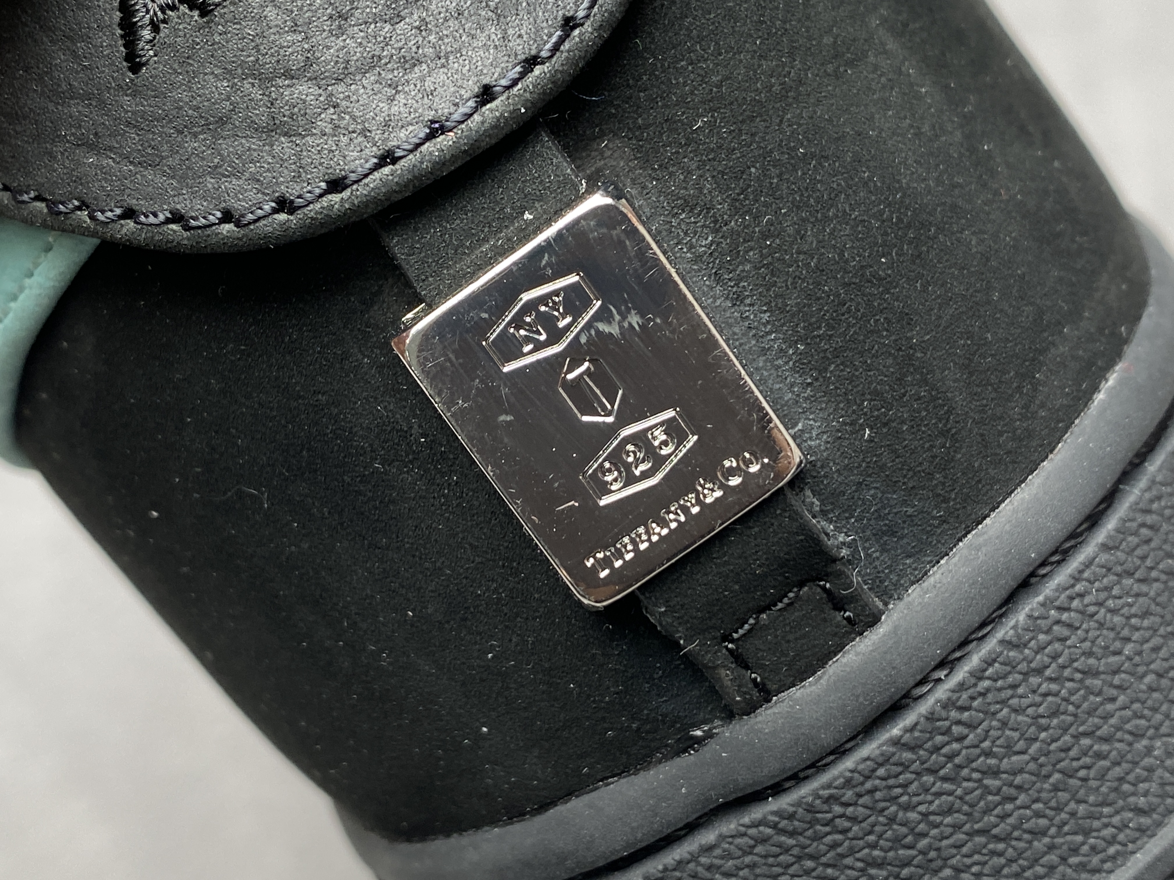 925銀版本 TIFFANY & CO Air Force 1 Low 1837 蒂芙尼 聯名 黑色  低筒 牛皮 休闲鞋 运动鞋 板鞋 男鞋 女鞋 DZ1382-001