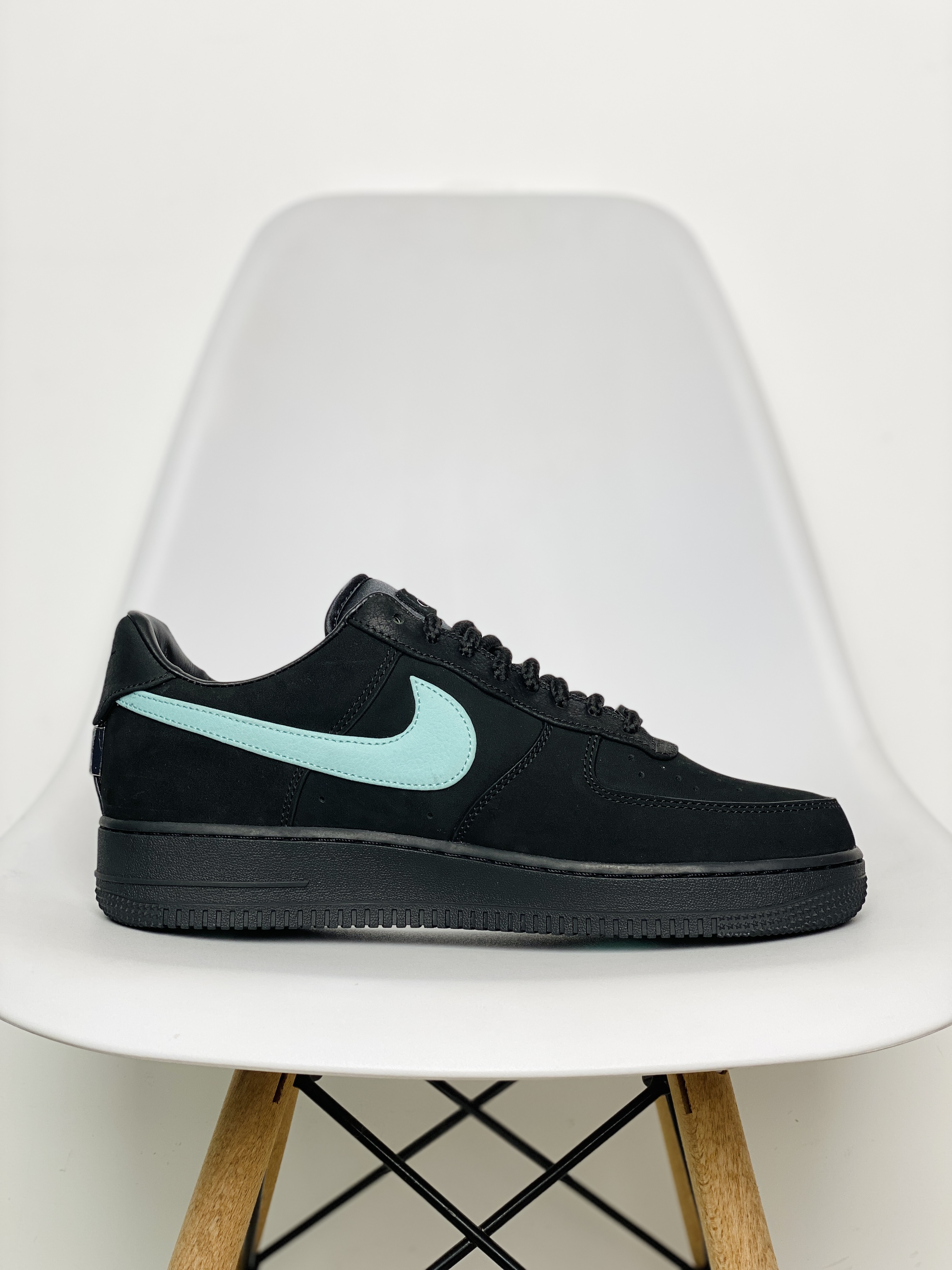 925銀版本 TIFFANY & CO Air Force 1 Low 1837 蒂芙尼 聯名 黑色  低筒 牛皮 休闲鞋 运动鞋 板鞋 男鞋 女鞋 DZ1382-001