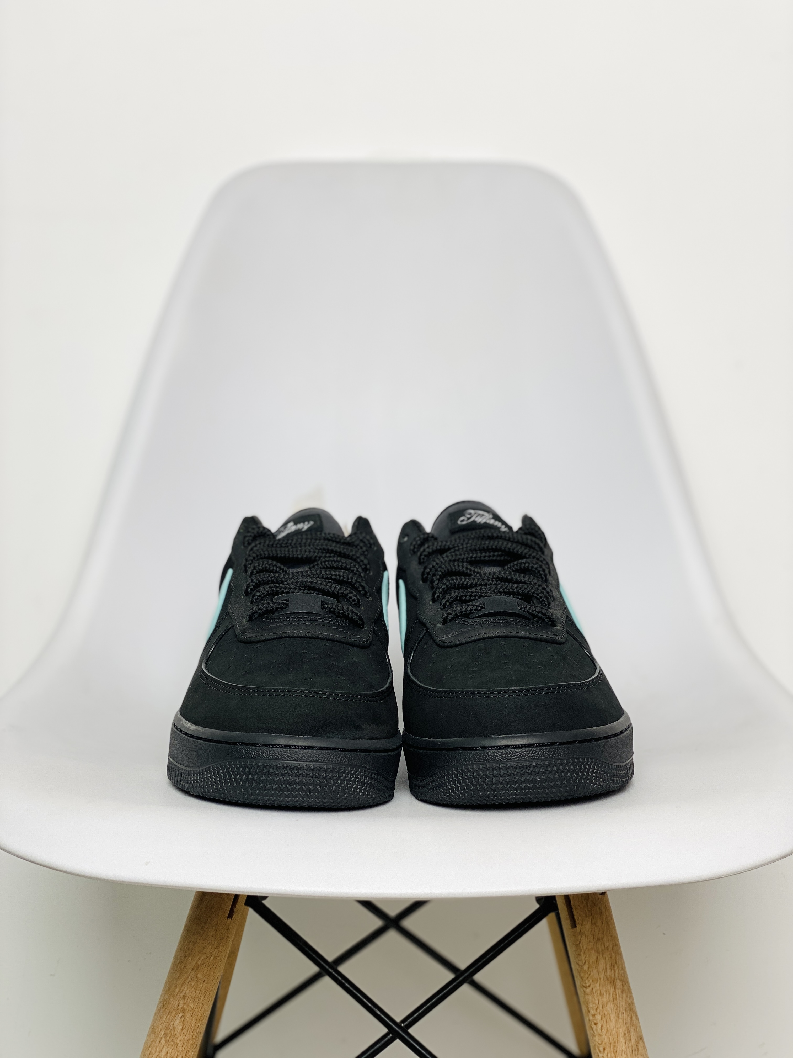 925銀版本 TIFFANY & CO Air Force 1 Low 1837 蒂芙尼 聯名 黑色  低筒 牛皮 休闲鞋 运动鞋 板鞋 男鞋 女鞋 DZ1382-001