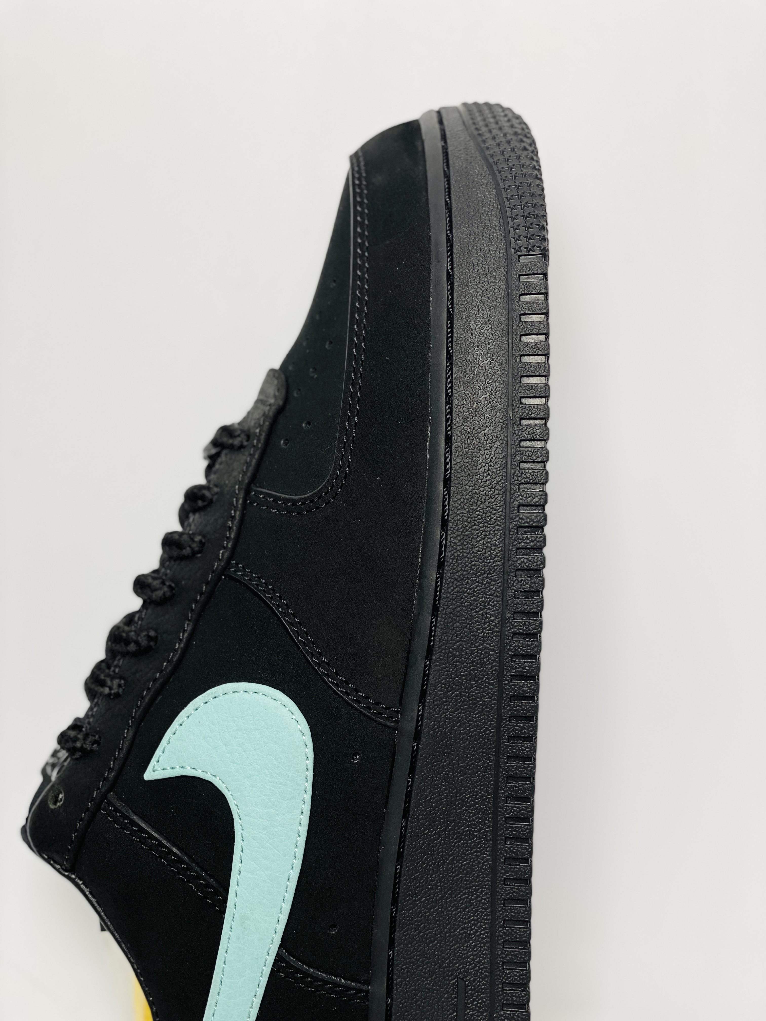 925銀版本 TIFFANY & CO Air Force 1 Low 1837 蒂芙尼 聯名 黑色  低筒 牛皮 休闲鞋 运动鞋 板鞋 男鞋 女鞋 DZ1382-001