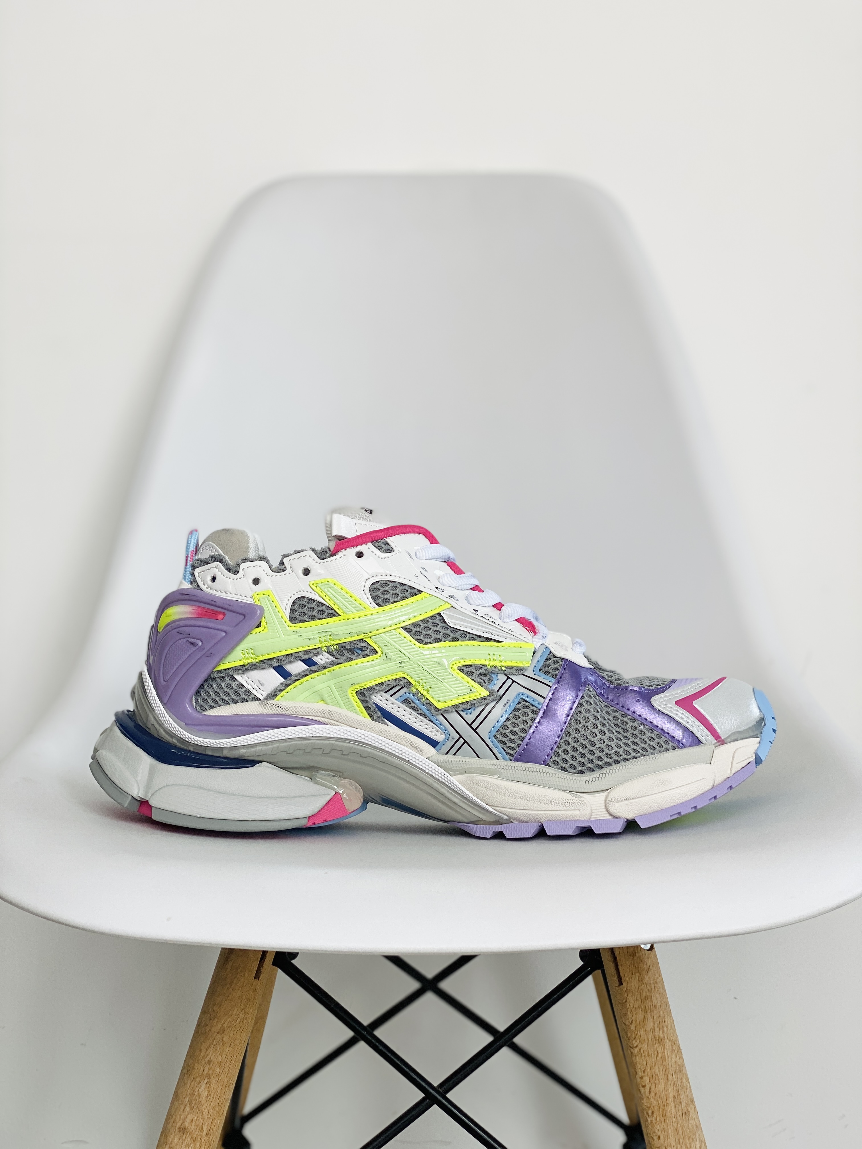 Balenciaga Runner 巴黎世家 白绿紫 老爹鞋 运动 复古板鞋 休闲鞋 男鞋 女鞋