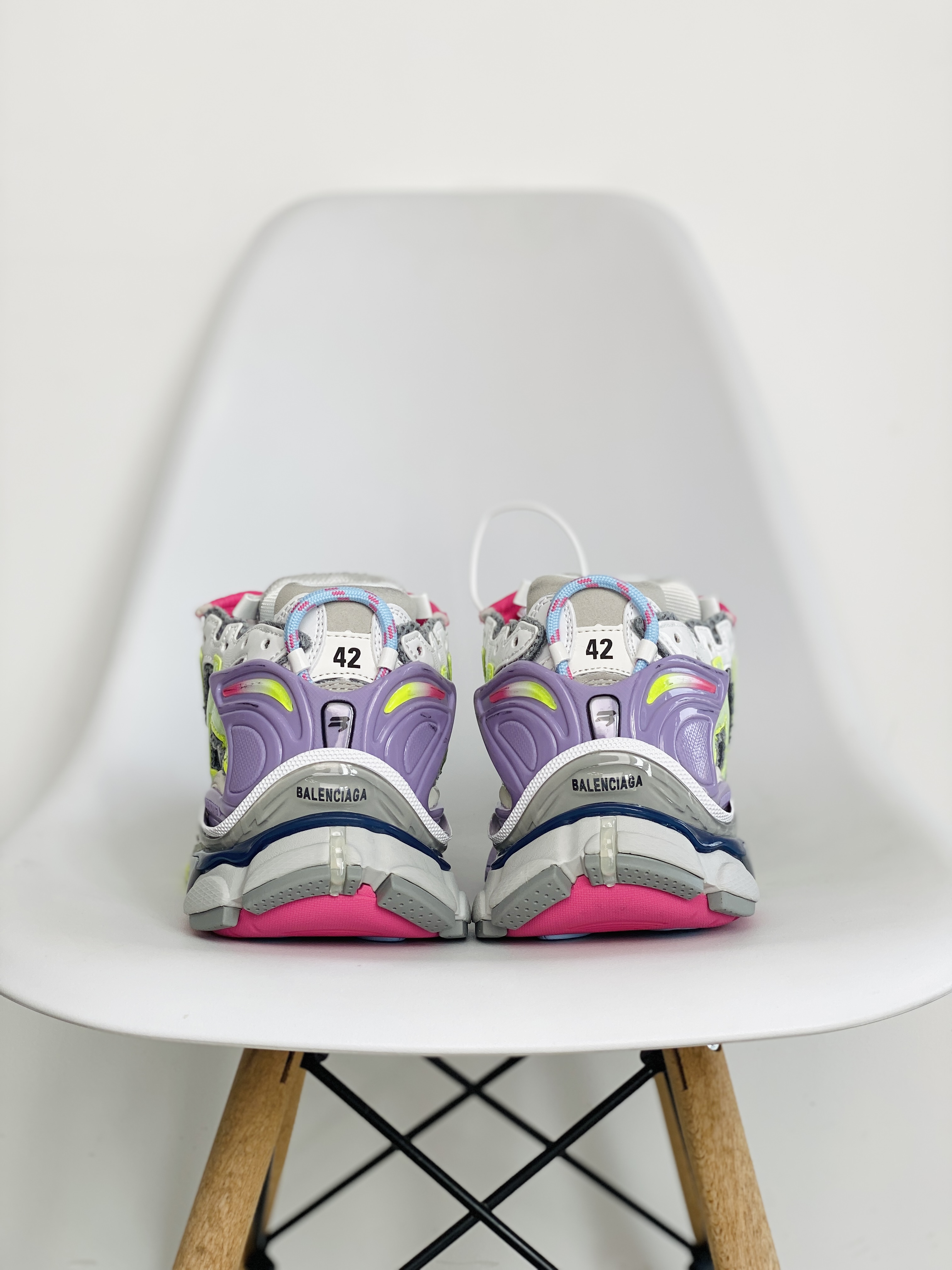 Balenciaga Runner 巴黎世家 白绿紫 老爹鞋 运动 复古板鞋 休闲鞋 男鞋 女鞋
