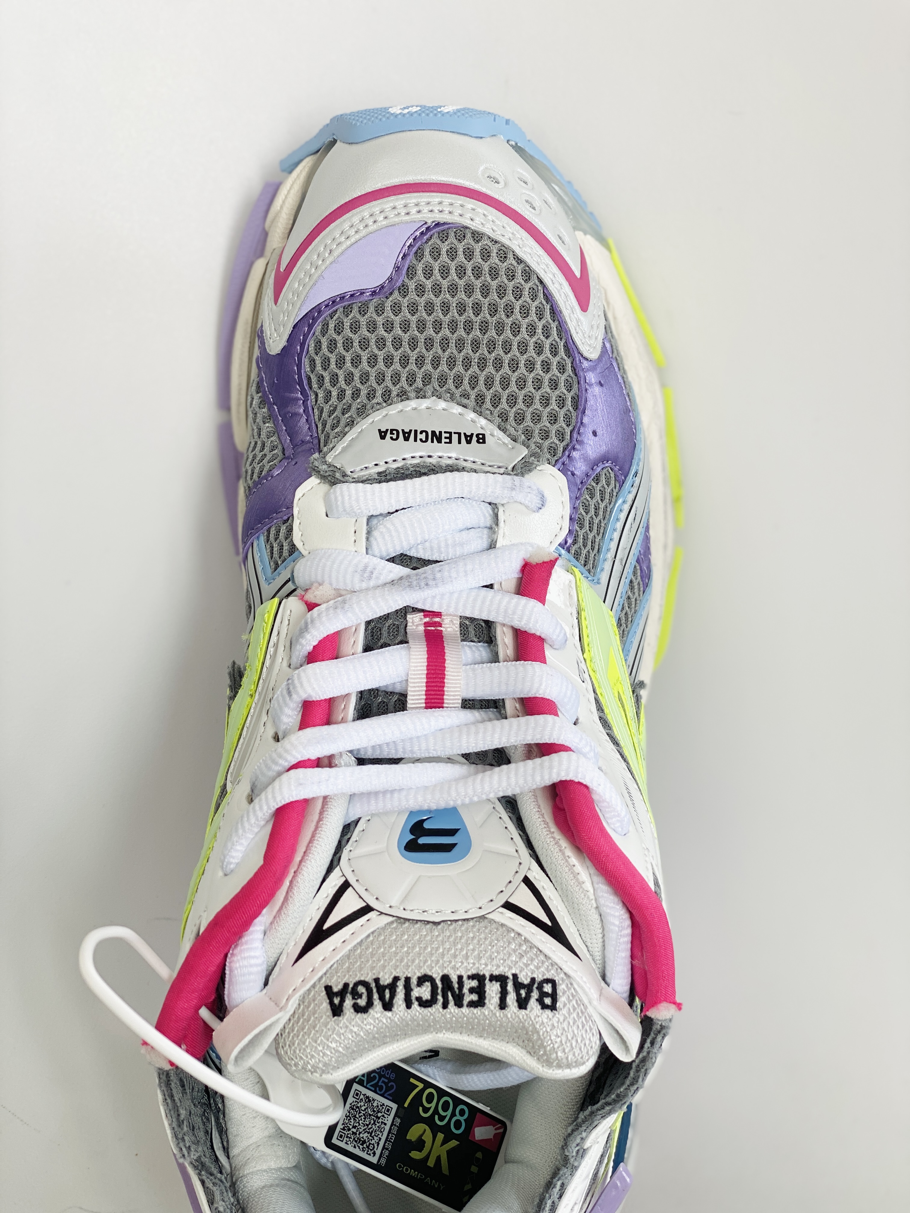 Balenciaga Runner 巴黎世家 白绿紫 老爹鞋 运动 复古板鞋 休闲鞋 男鞋 女鞋