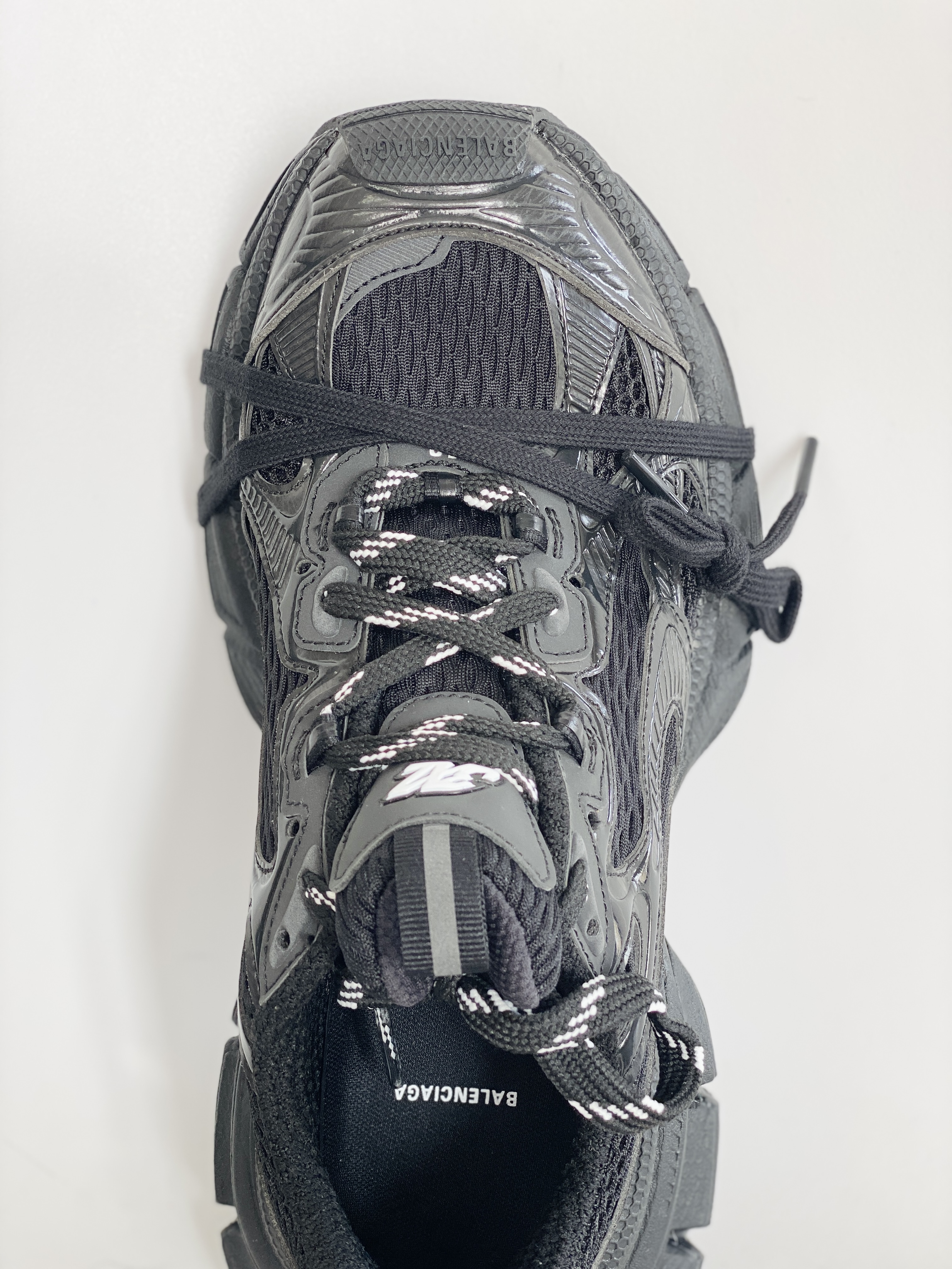 Balenciaga 巴黎世家 3XL 网布 系带 做旧 黑色 低筒 老爹鞋 运动 复古板鞋 休闲鞋 男鞋 女鞋 