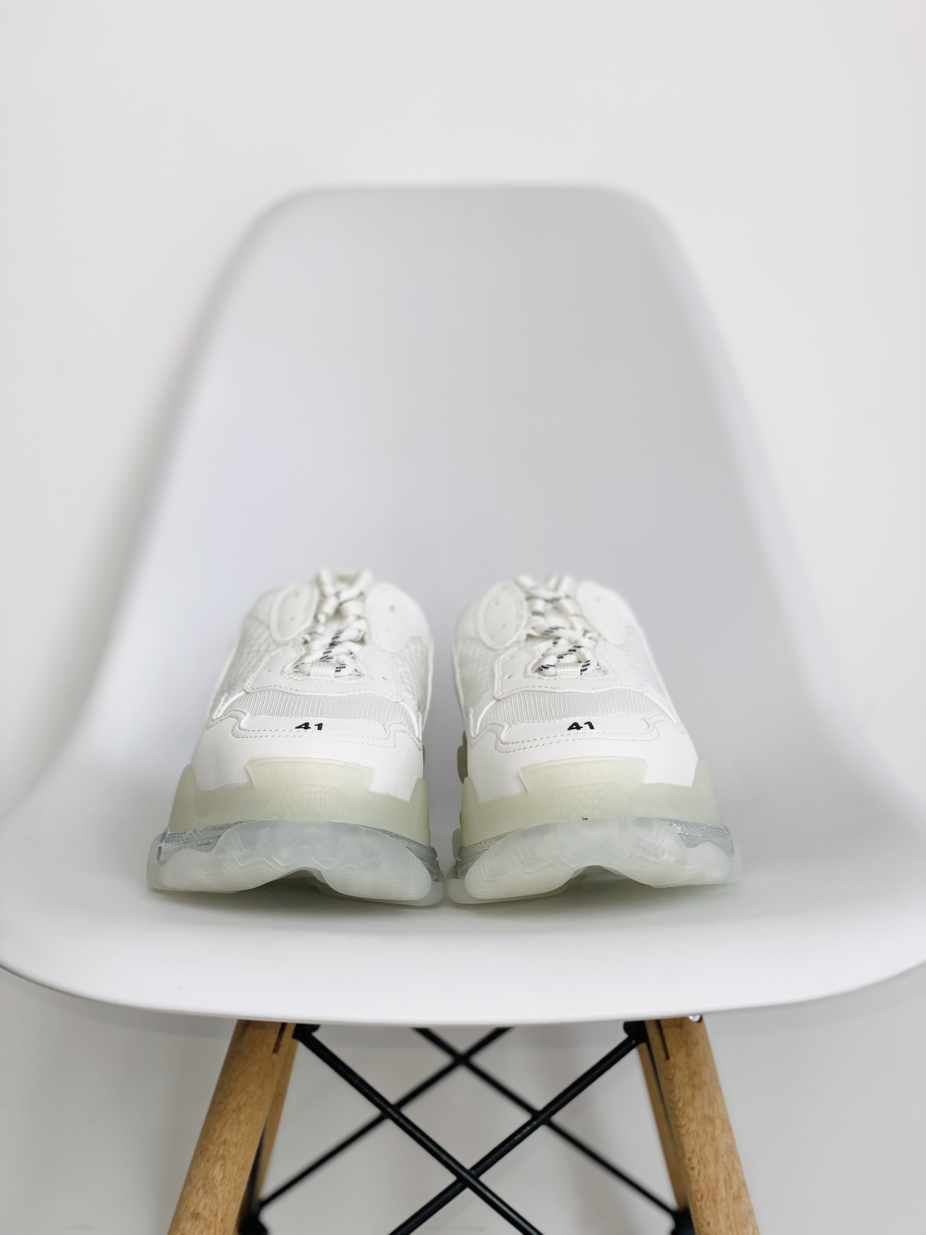 Balenciaga Triple S Clear Sole 巴黎世家 白色 气垫 老爹鞋 运动 复古板鞋 休闲鞋 男鞋 女鞋 544351W2FB29001