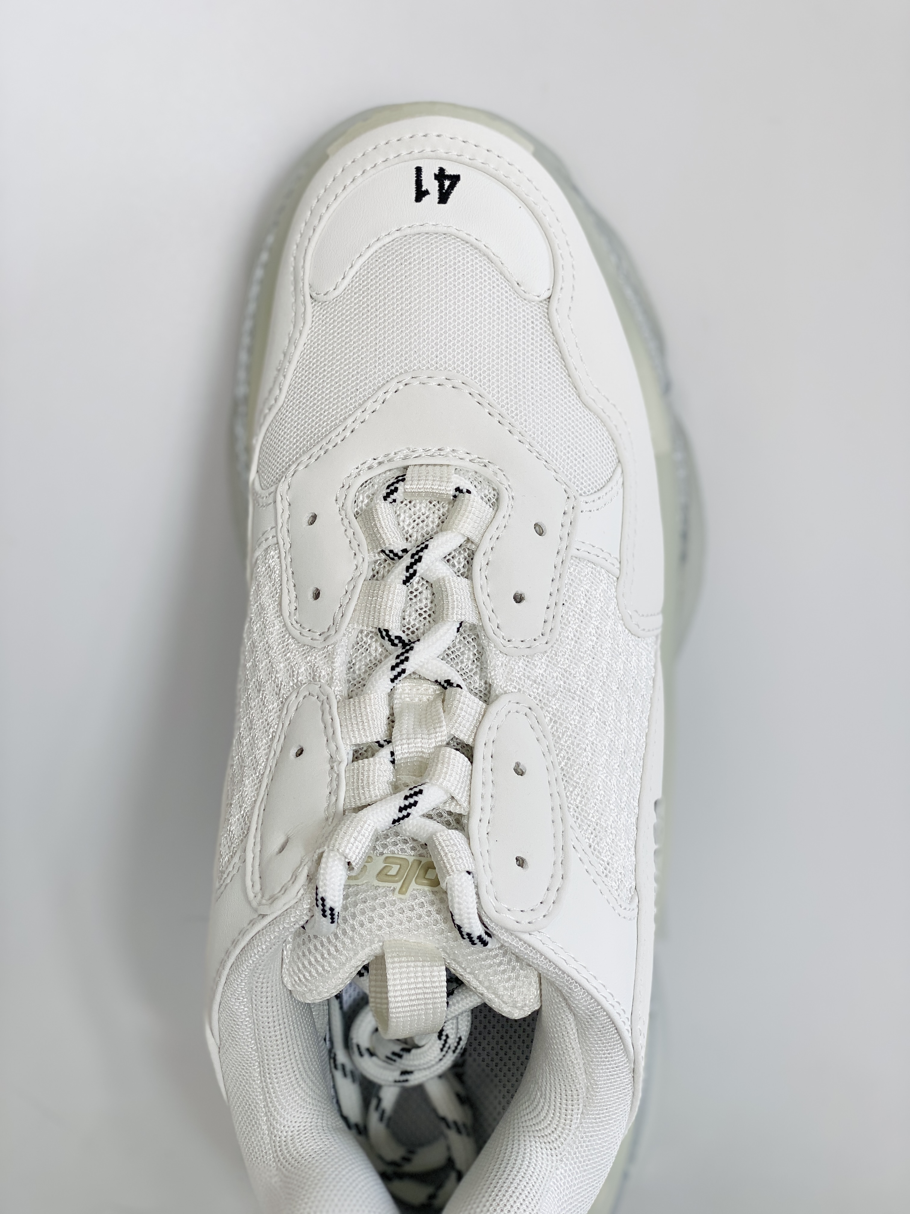 Balenciaga Triple S Clear Sole 巴黎世家 白色 气垫 老爹鞋 运动 复古板鞋 休闲鞋 男鞋 女鞋 544351W2FB29001