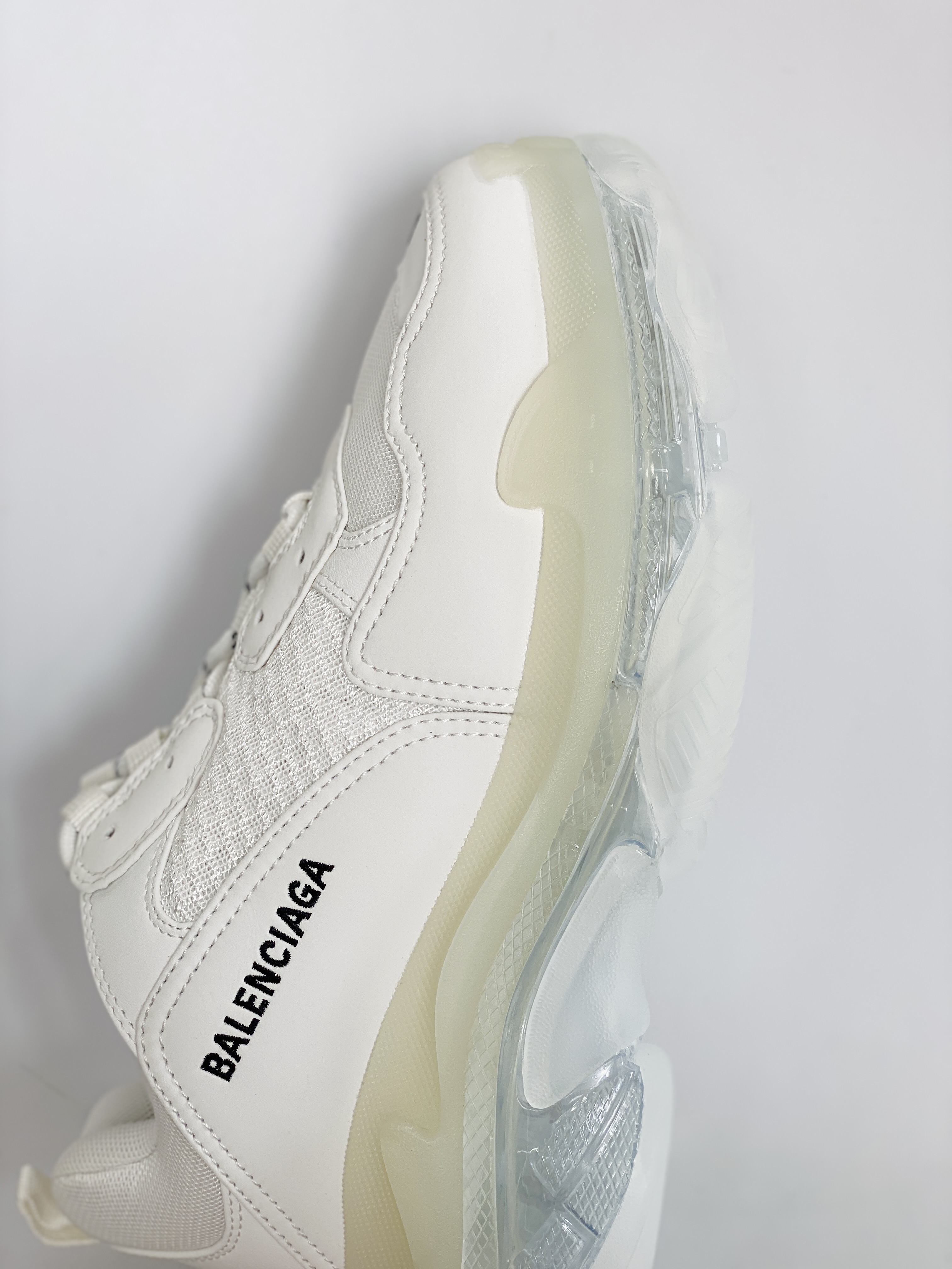 Balenciaga Triple S Clear Sole 巴黎世家 白色 气垫 老爹鞋 运动 复古板鞋 休闲鞋 男鞋 女鞋 544351W2FB29001