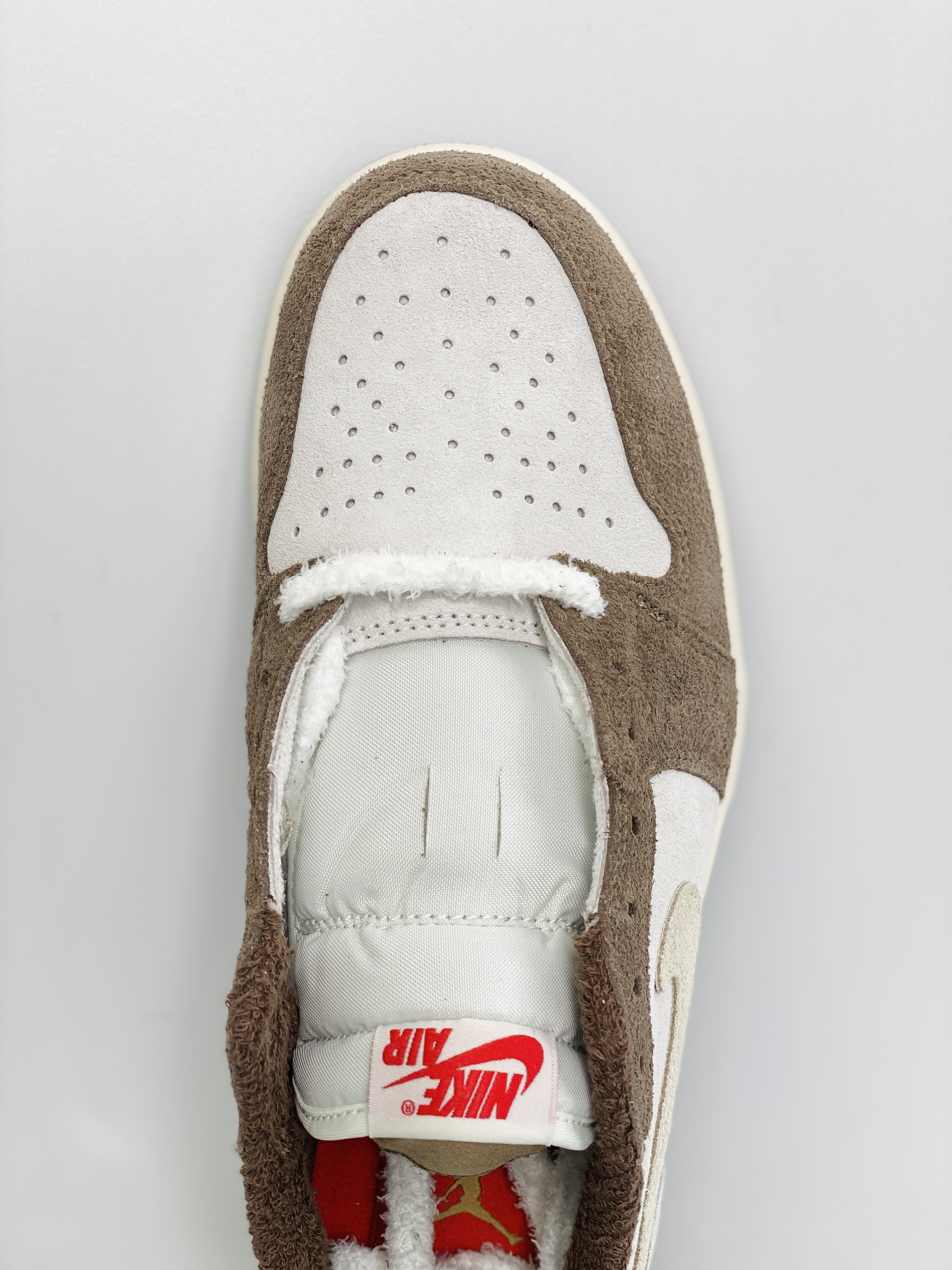 正确后跟做旧版 Air Jordan 1 Low OG AJ1 Year of the Rabbit 兔年 白棕色  低筒 气垫 休闲鞋 板鞋 球鞋 男鞋 女鞋 DV1312-200