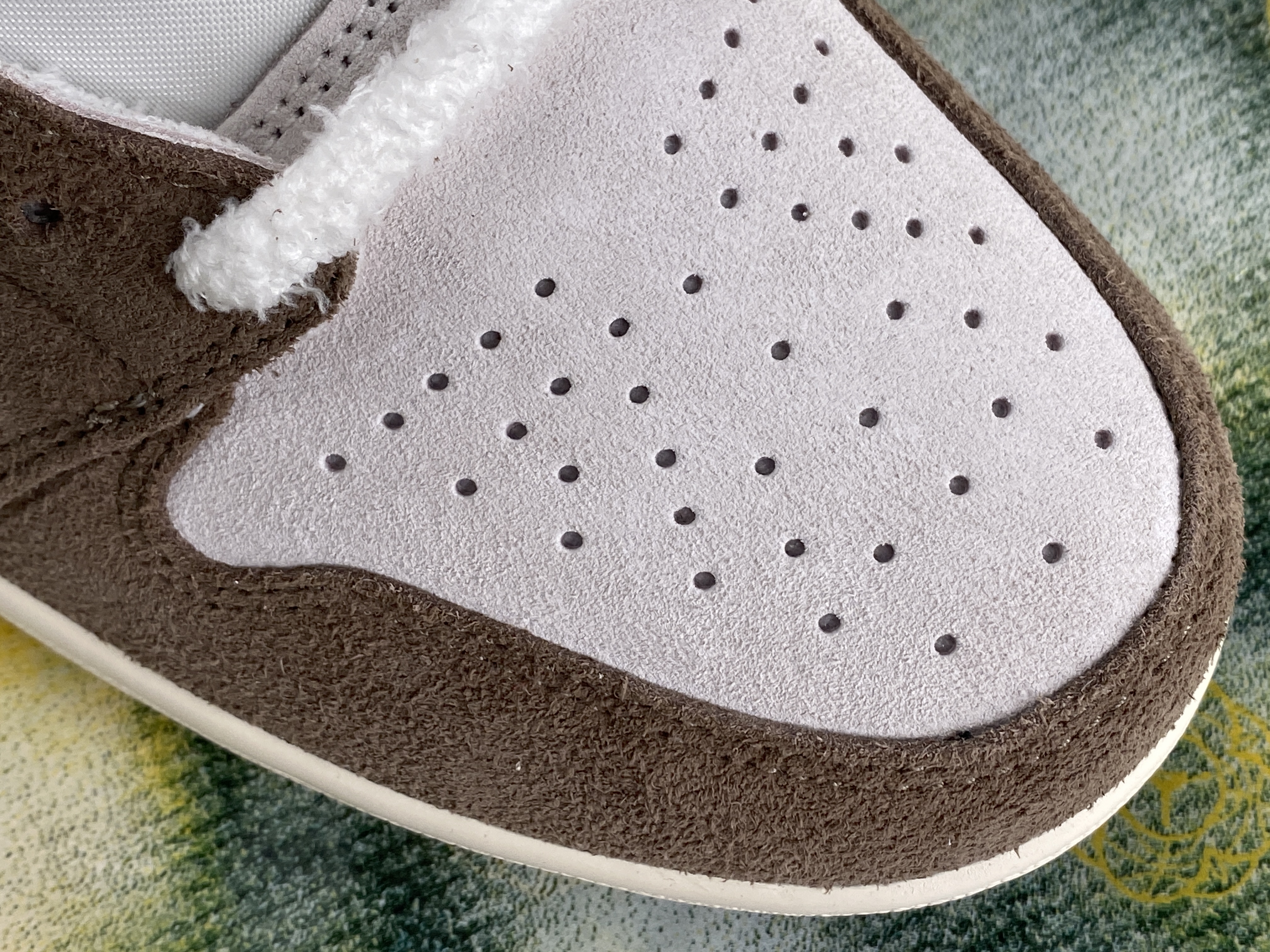 正确后跟做旧版 Air Jordan 1 Low OG AJ1 Year of the Rabbit 兔年 白棕色  低筒 气垫 休闲鞋 板鞋 球鞋 男鞋 女鞋 DV1312-200