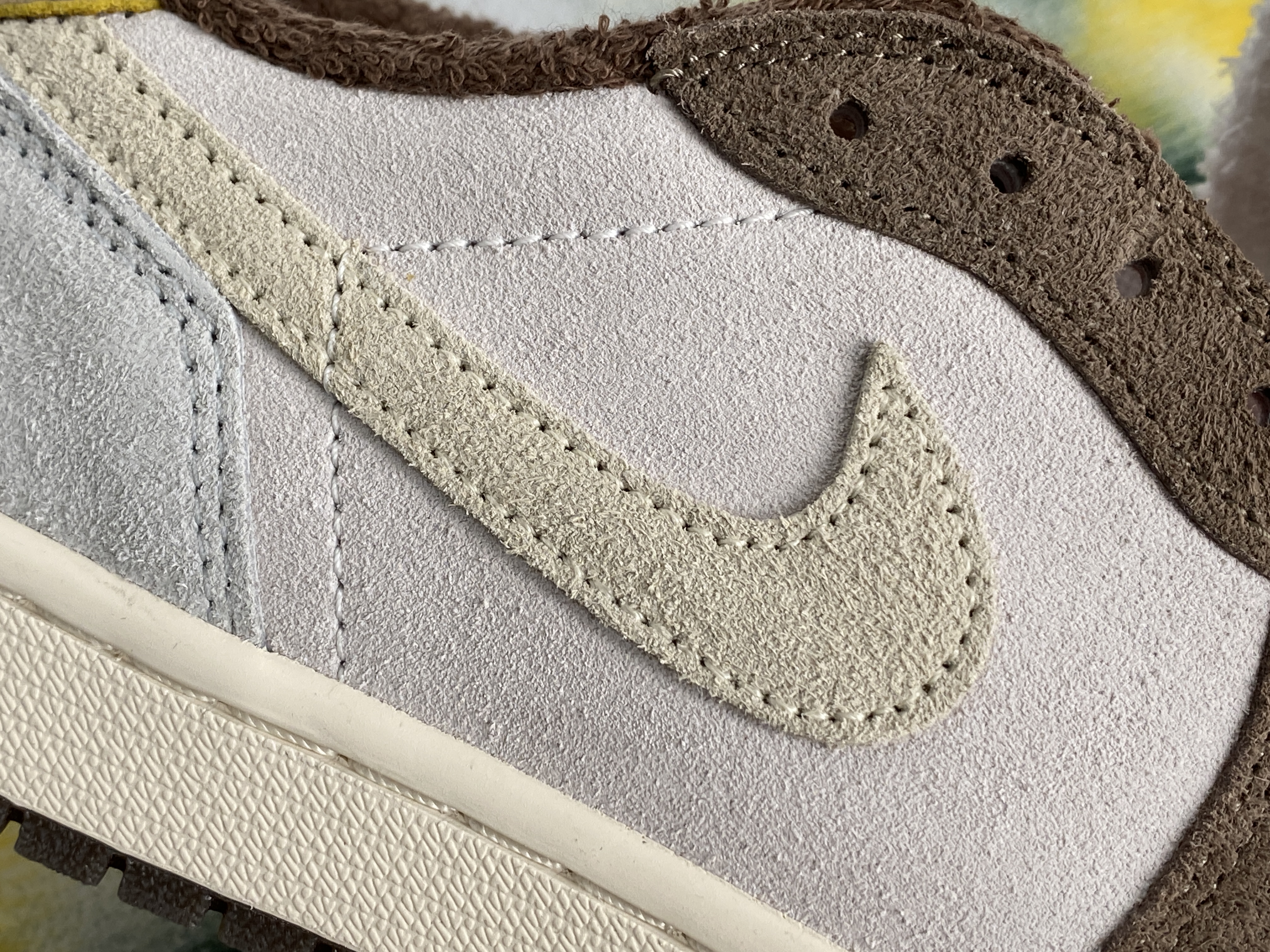 正确后跟做旧版 Air Jordan 1 Low OG AJ1 Year of the Rabbit 兔年 白棕色  低筒 气垫 休闲鞋 板鞋 球鞋 男鞋 女鞋 DV1312-200