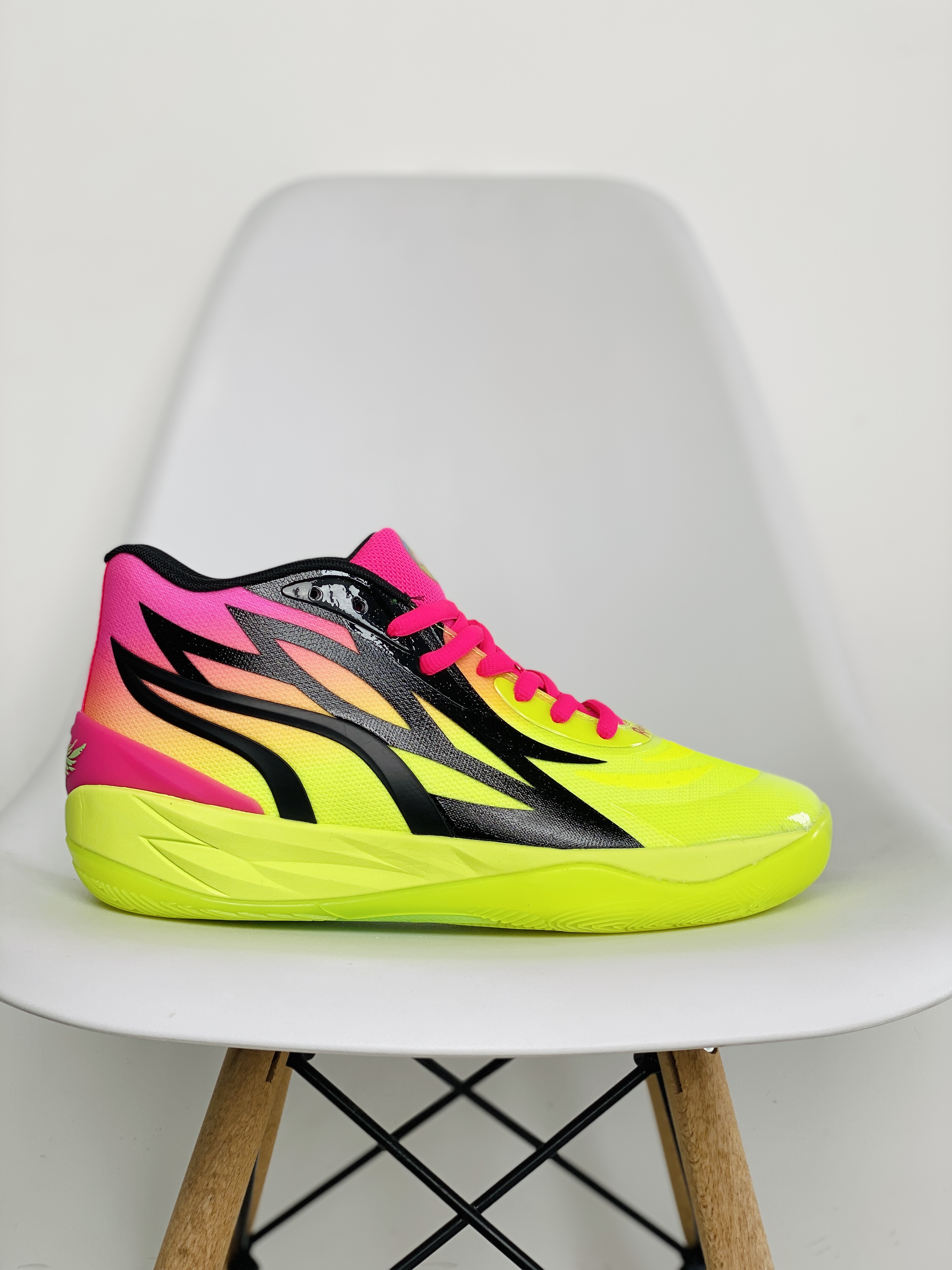 RICK Morty PUMA MB.02 拉梅洛鮑爾二代  高筒 防滑籃球鞋 實戰鞋 綠紅紫 377411-02