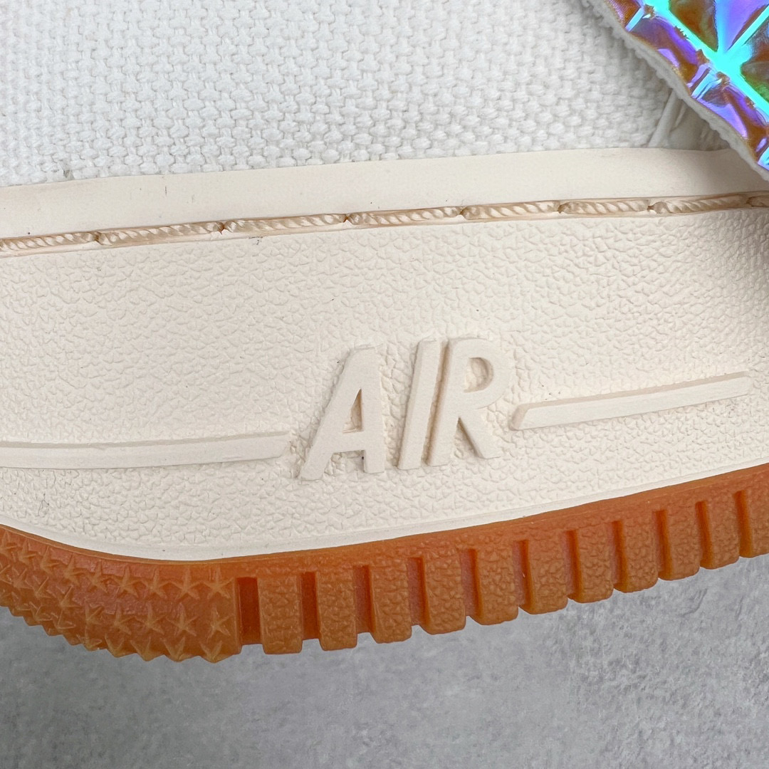Travis Scott Nike  Force 1 Low Sail 換鉤  低筒 反光 休闲鞋 板鞋 男鞋 女鞋 米白色 AQ4211-101
