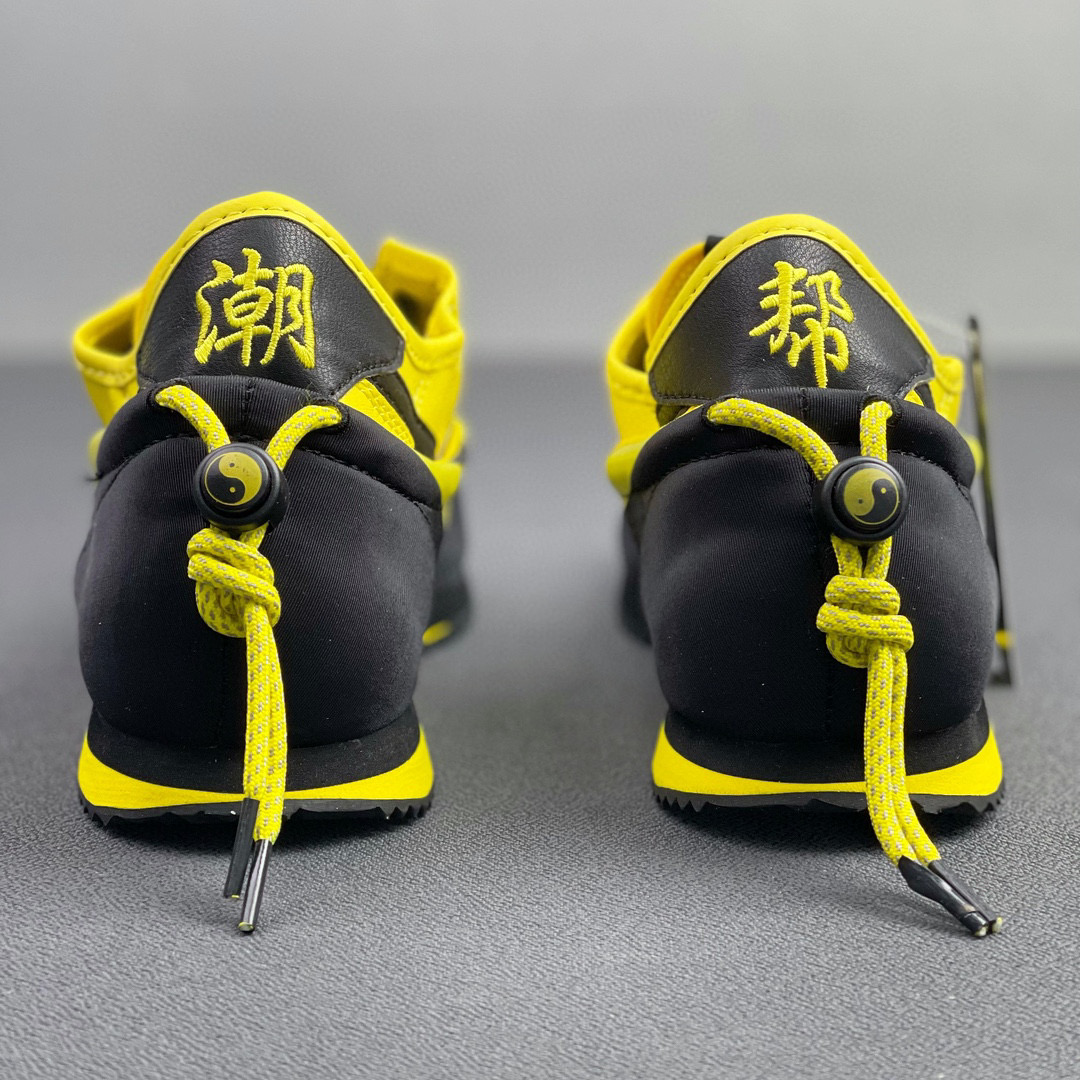 陳冠希 Clot  Clotez Bruce Lee  黄色 可拆卸 低筒 輕便 休閒鞋 復古跑鞋 板鞋 男鞋 女鞋 DZ3239-001