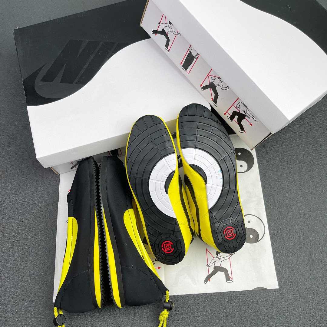  陳冠希 Clot  Clotez Bruce Lee  黄色 可拆卸 低筒 輕便 休閒鞋 復古跑鞋 板鞋 男鞋 女鞋 DZ3239-001