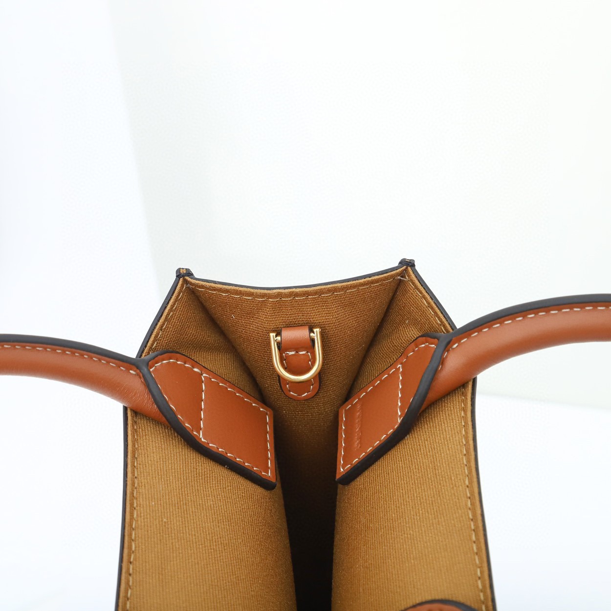 CELINE 赛琳 Cabas 经典老花印花竖款 黄褐色 托特包 手提包 单肩包 斜挎包 194372CYB-04LU