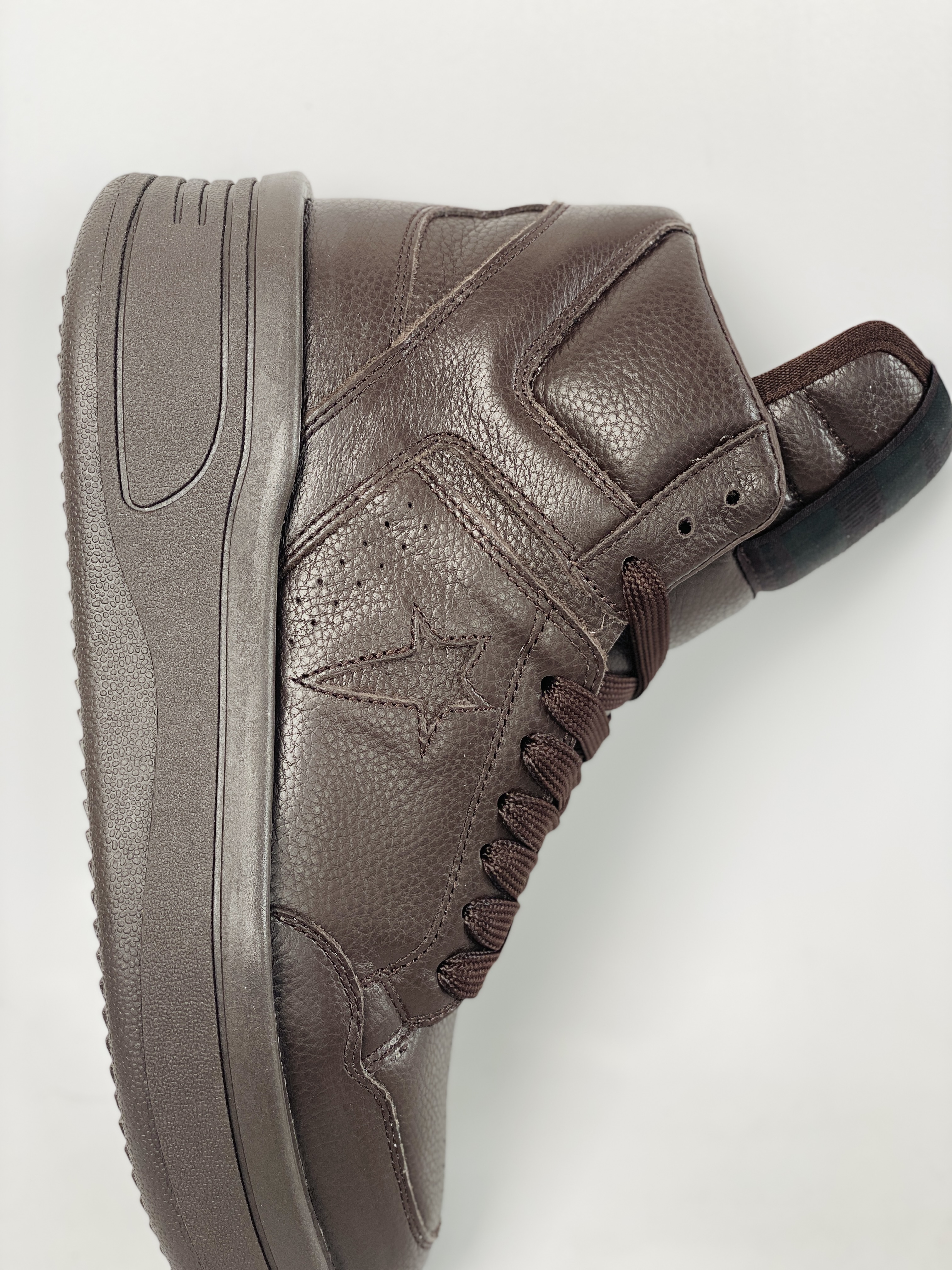  Rick Owens DRKSHDW Converse   联名款 巧克力色 高筒 靴子 板鞋 休闲鞋 男鞋 女鞋  