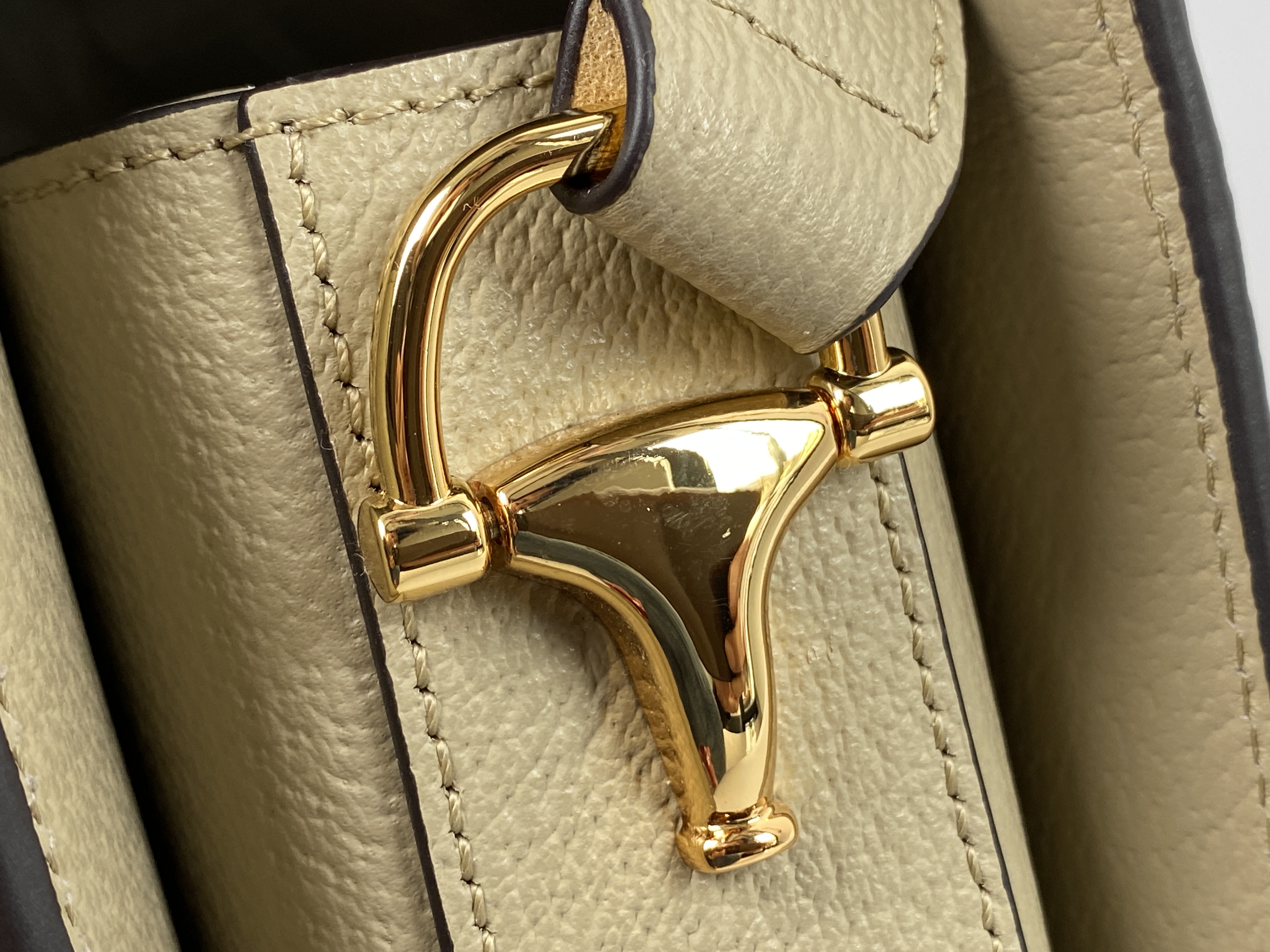 原厂皮 GUCCI 古驰 1955 Horsebit 马衔扣 复古金扣 老花Logo 帆布拼皮 斜挎包 单肩包 手提包 男女同款 602204-UULBG-9683