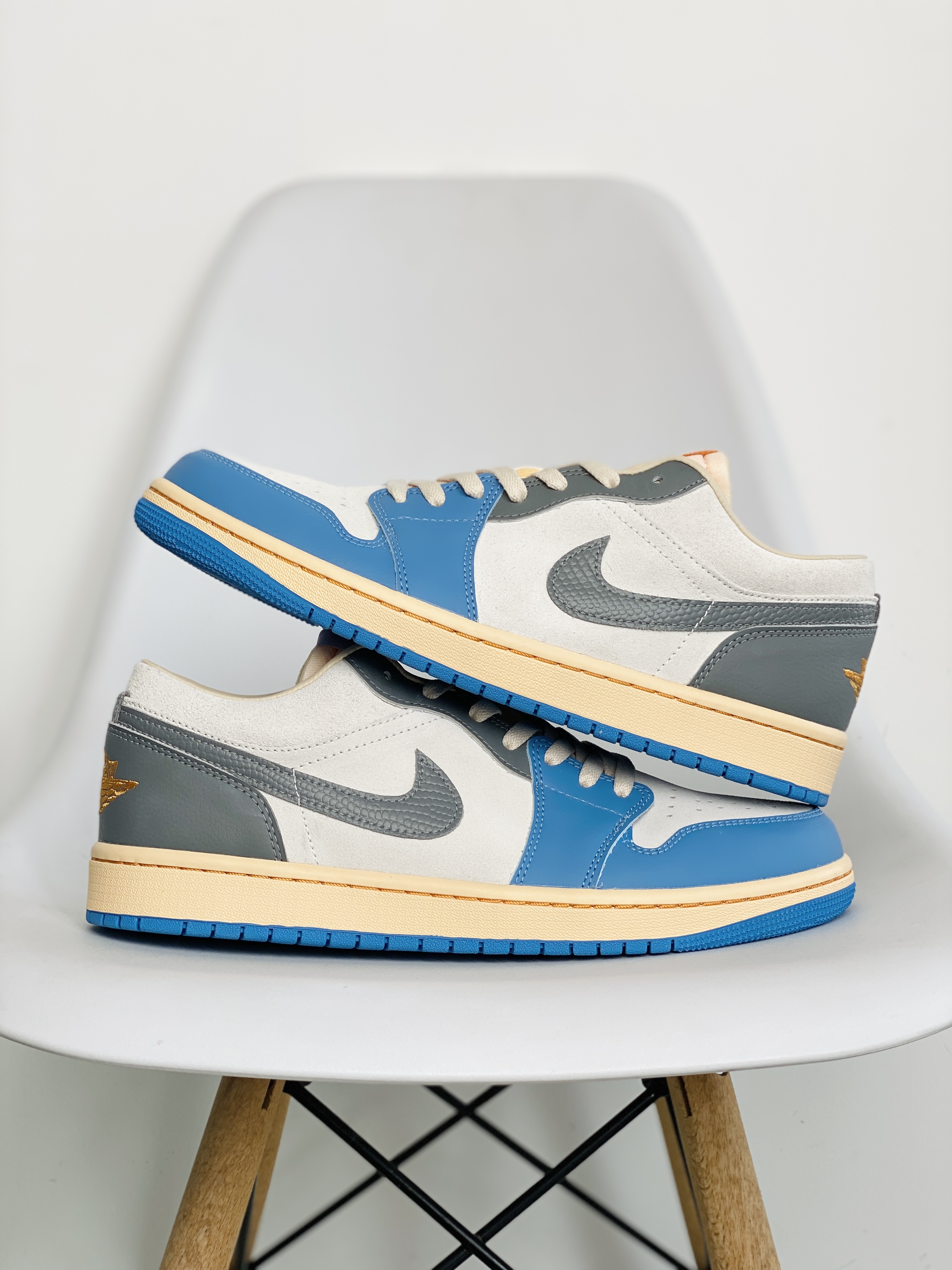 Air Jordan 1 Tokyo Vintage AJ1 灰藍 低筒 板鞋 休闲鞋 男鞋  DZ5376-469