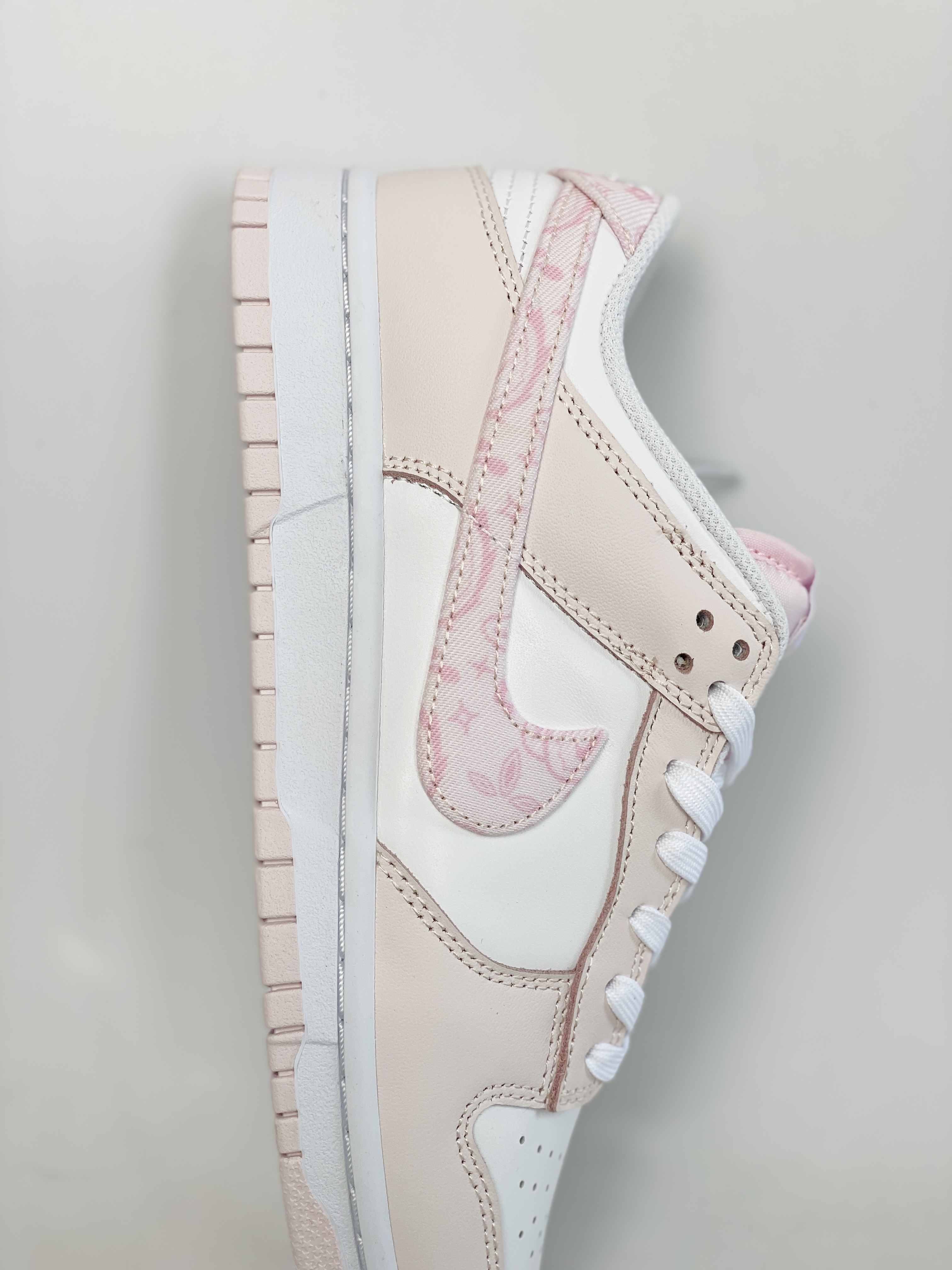  dunk Low Pink Paisley 珍珠粉 腰果花 女款 低筒 复古板鞋 休闲鞋  FD1449-100