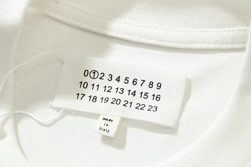 Maison Margiela 马吉拉 数字印花 短袖 灰色 白色 T 恤 夏季 男女同款 S30GC0731S2393510