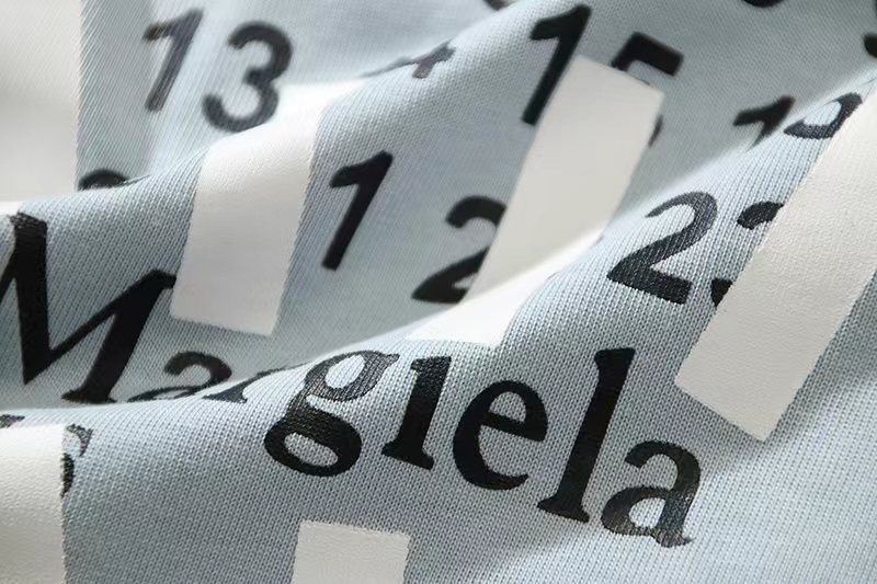 Maison Margiela 马吉拉 数字印花 短袖 灰色 白色 T 恤 夏季 男女同款 S30GC0731S2393510
