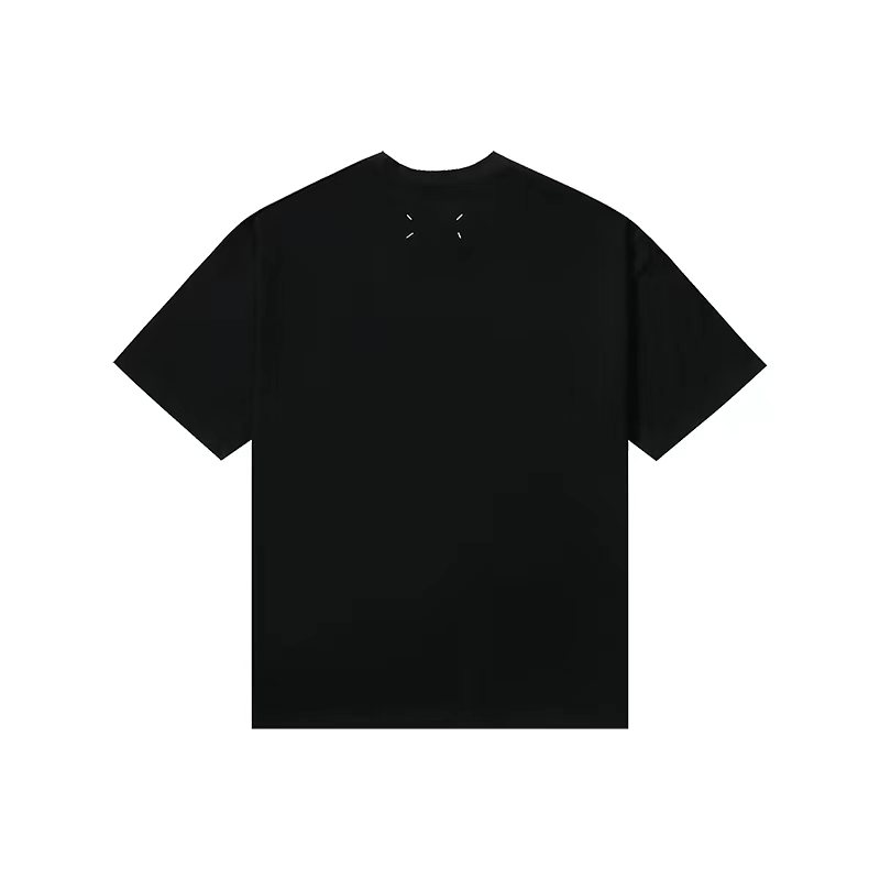 Maison Margiela 马吉拉 FW22 字母数字图案印花 短袖 黑色 白色 T 恤 夏季 男女同款 S51GC0516S22816900