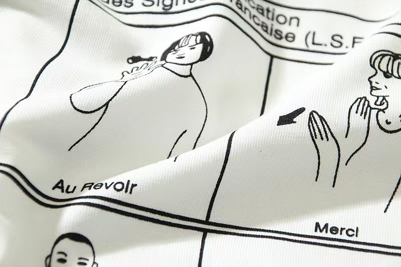 Maison Margiela 马吉拉 人物印花 短袖 黑色 白色 T 恤 圆领 套头 夏季 男女同款 S52GC0213S23962101