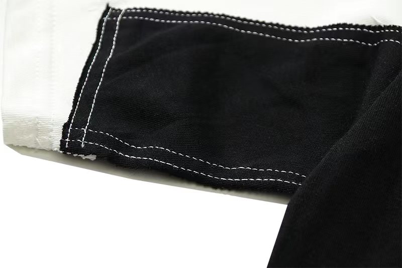 Maison Margiela 马吉拉 数字尺码表 印花拼接 黑白 短袖 T 恤 夏季 男女同款 S50GC0601S22816