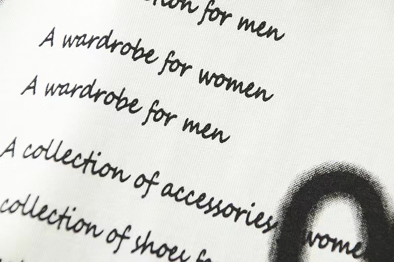 Maison Margiela 马吉拉 爱心字母logo 短袖 黑色 白色 T 恤 圆领 套头 夏季 男女同款 