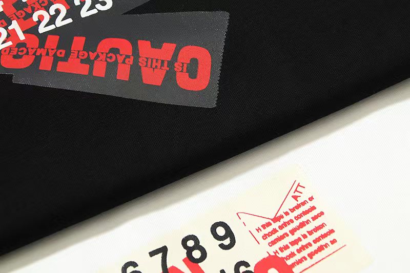 Maison Margiela 马吉拉 数字字母logo 短袖 黑色 白色 T 恤 圆领 套头 夏季 男女同款 