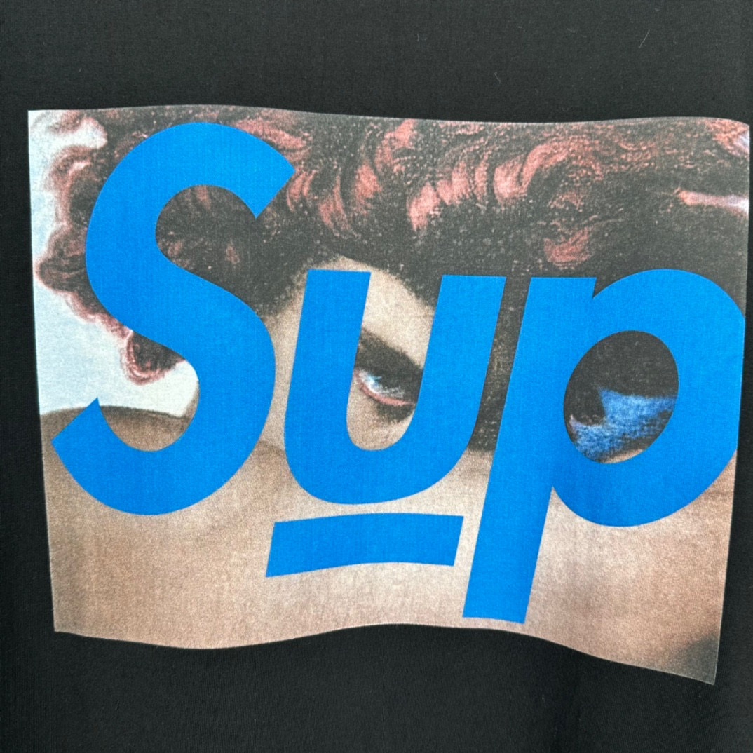  Supreme SS23 Week6  人物LOGO  短袖 圆领 印花T 恤 夏款 男女同款 黑色 SUP-SS23-123