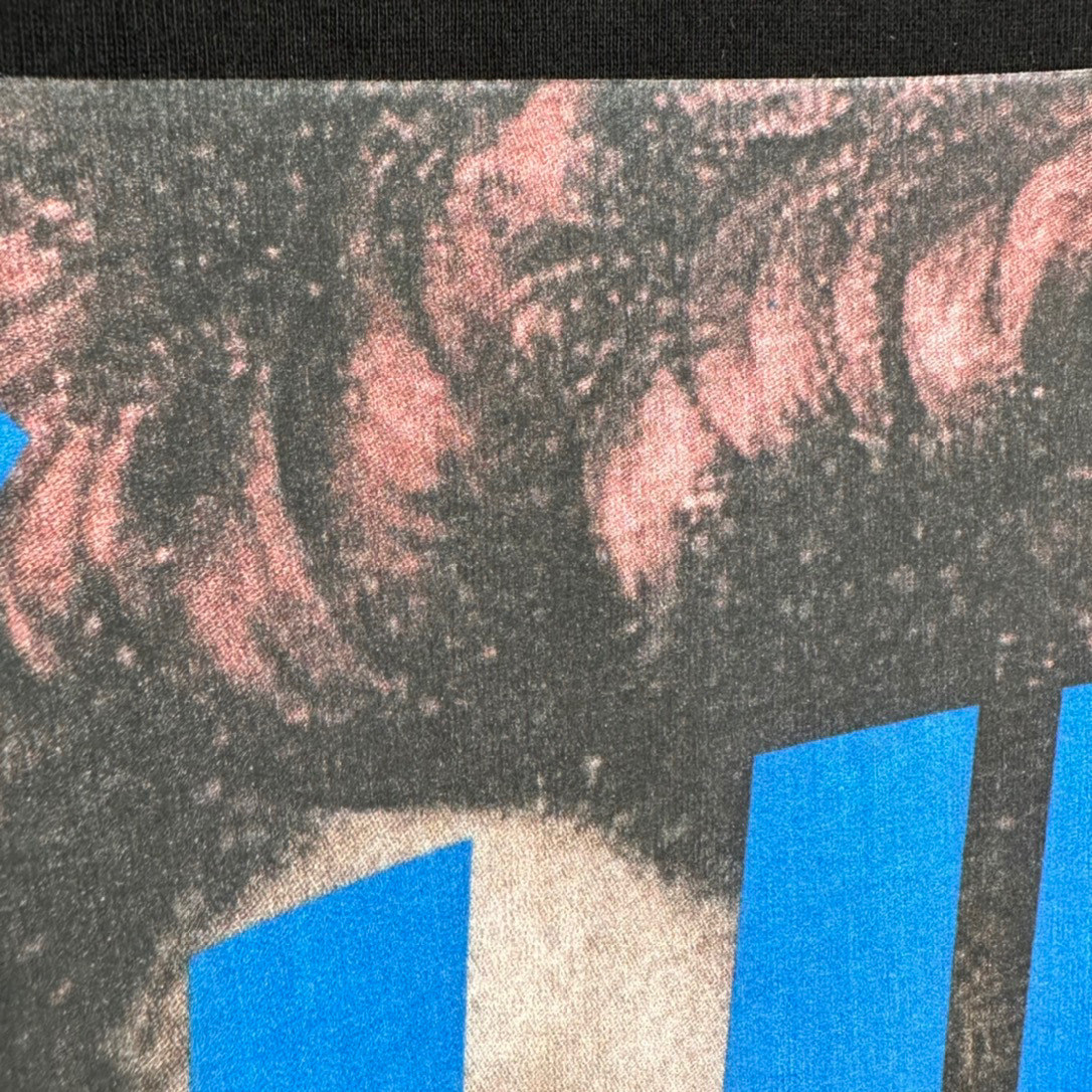  Supreme SS23 Week6  人物LOGO  短袖 圆领 印花T 恤 夏款 男女同款 黑色 SUP-SS23-123