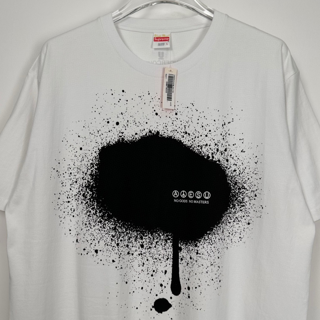  Supreme SS23 Week6  TAG TEE  标语印花 短袖 圆领 印花T 恤 夏款 男女同款 白色 SUP-SS23-125