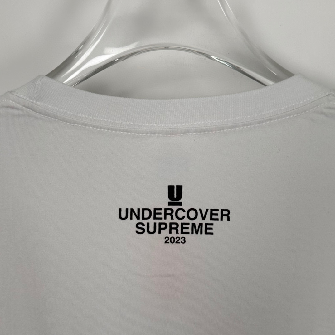  Supreme SS23 Week6  TAG TEE  标语印花 短袖 圆领 印花T 恤 夏款 男女同款 白色 SUP-SS23-125