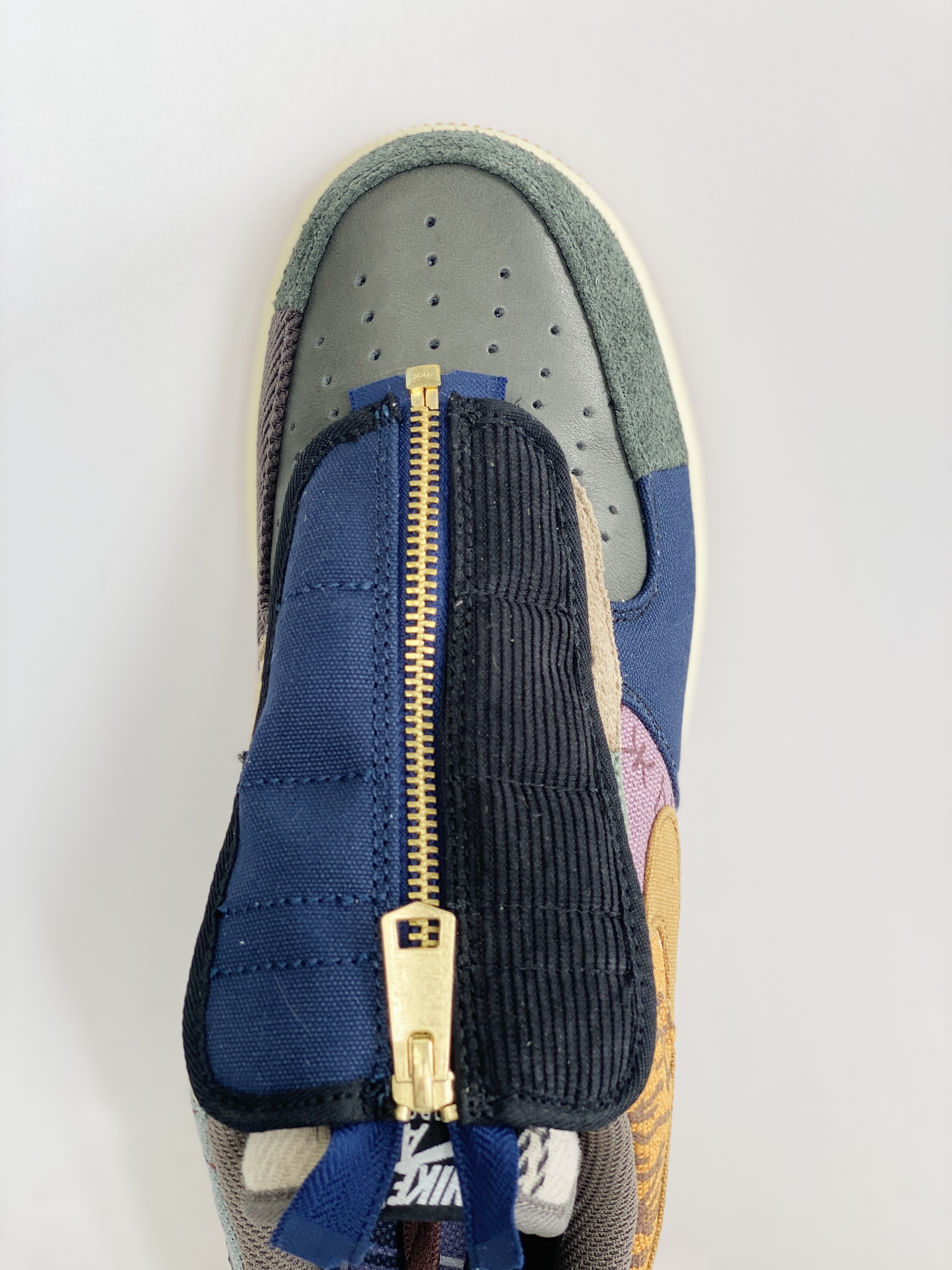  Travis Scott x Air Force 1 Cactus Jack TS 鬼脸 联名 拼接 空军一号 低筒 休闲鞋 板鞋 男鞋 女鞋 CN2405-900