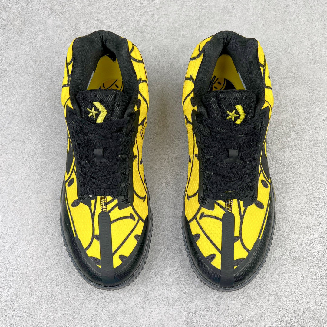 Converse All Star Pro Bb 黑黄 笑脸 低筒 篮球鞋 实战鞋 波鞋 球鞋 男鞋 