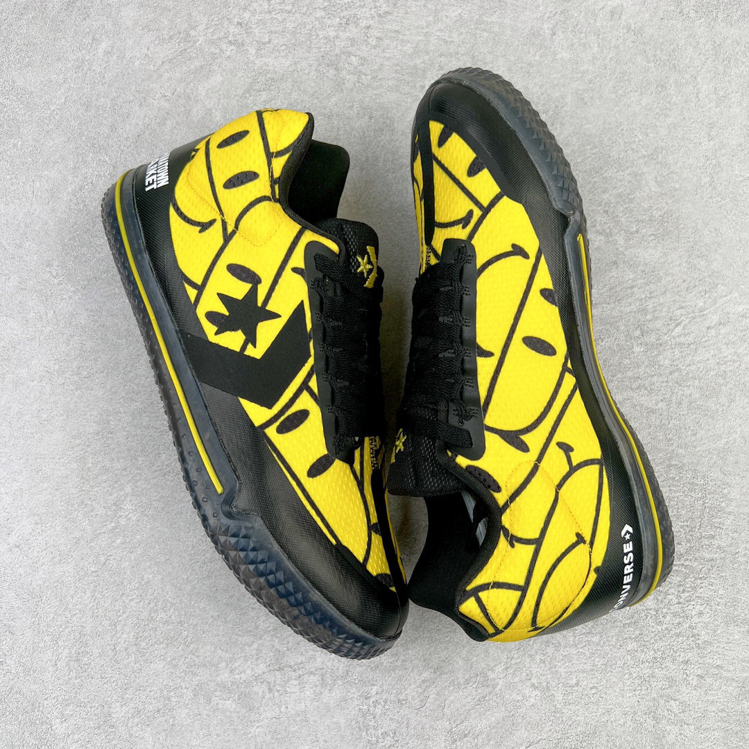 Converse All Star Pro Bb 黑黄 笑脸 低筒 篮球鞋 实战鞋 波鞋 球鞋 男鞋 